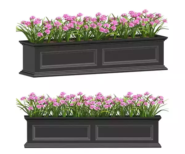 Window and Balcony Flower Box Pot