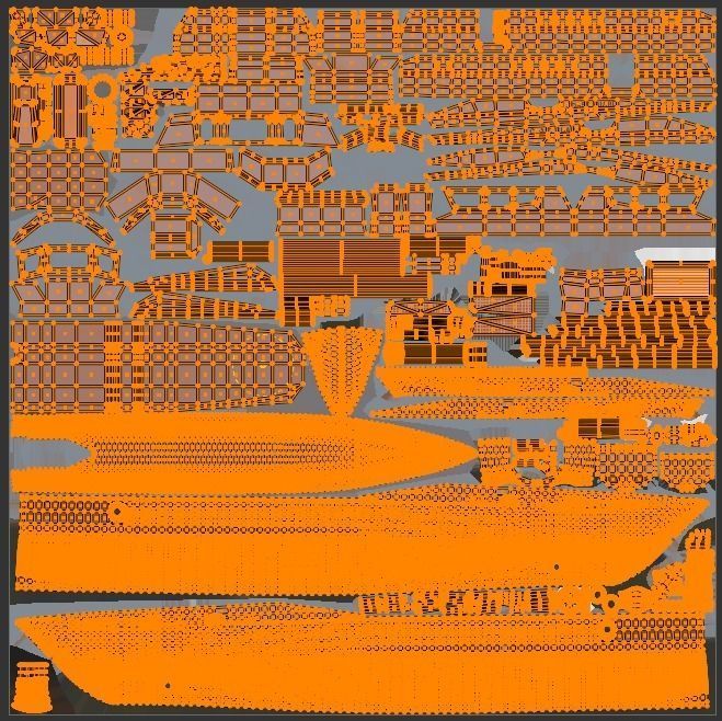 Stan Patrol Boat Low-poly 3D model_21