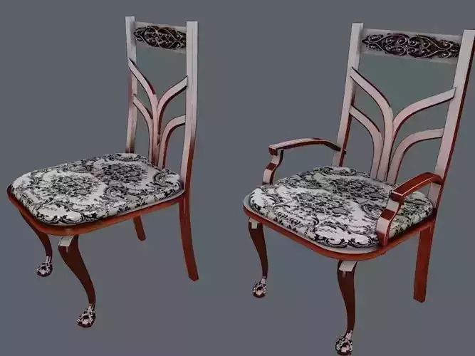 CHAIR AND ARM CHAIR