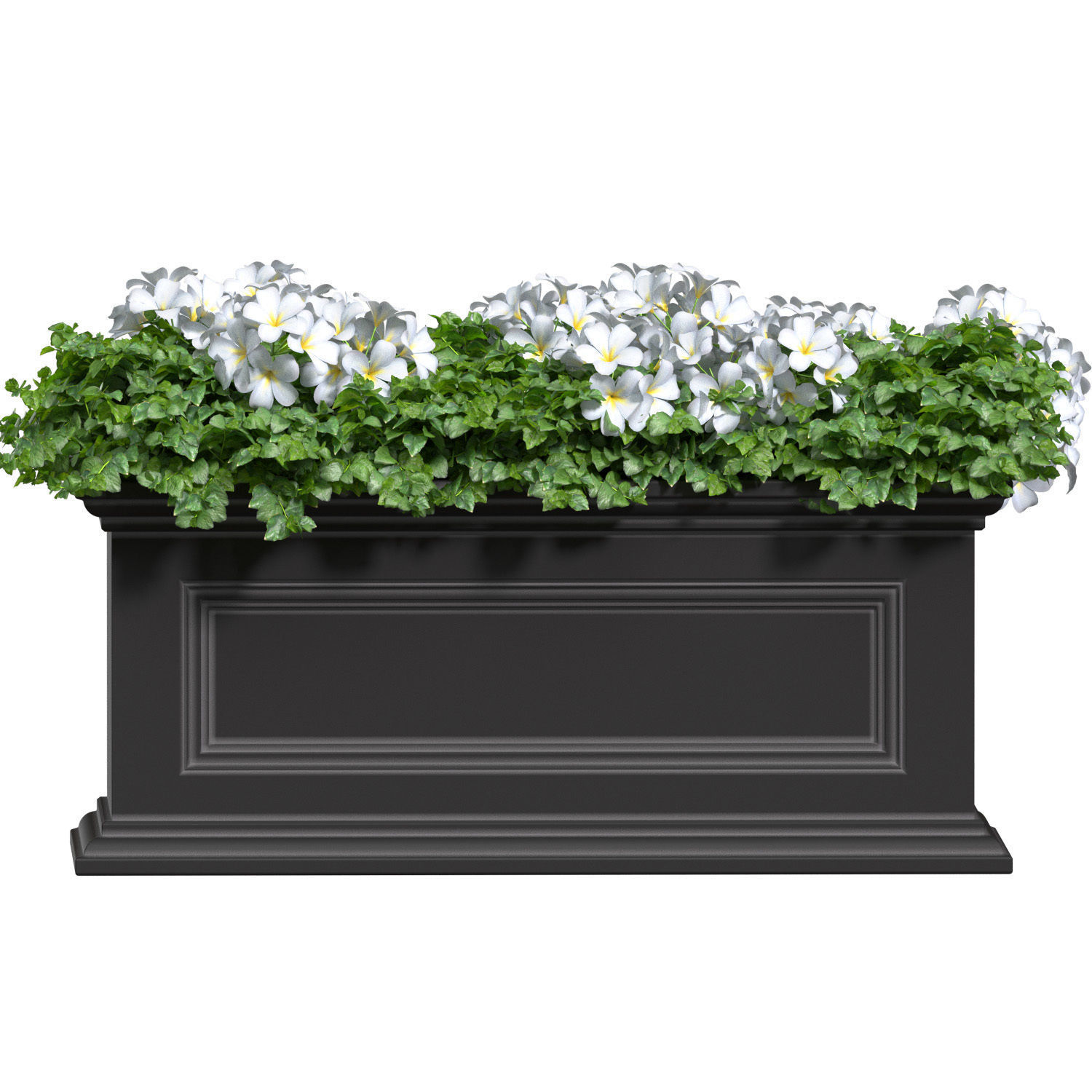 Window and Balcony Flower Box Pot 3D model_1