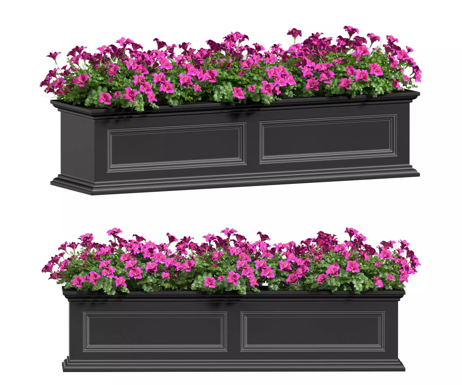Window and Balcony Flower Box Pot 3D model_0
