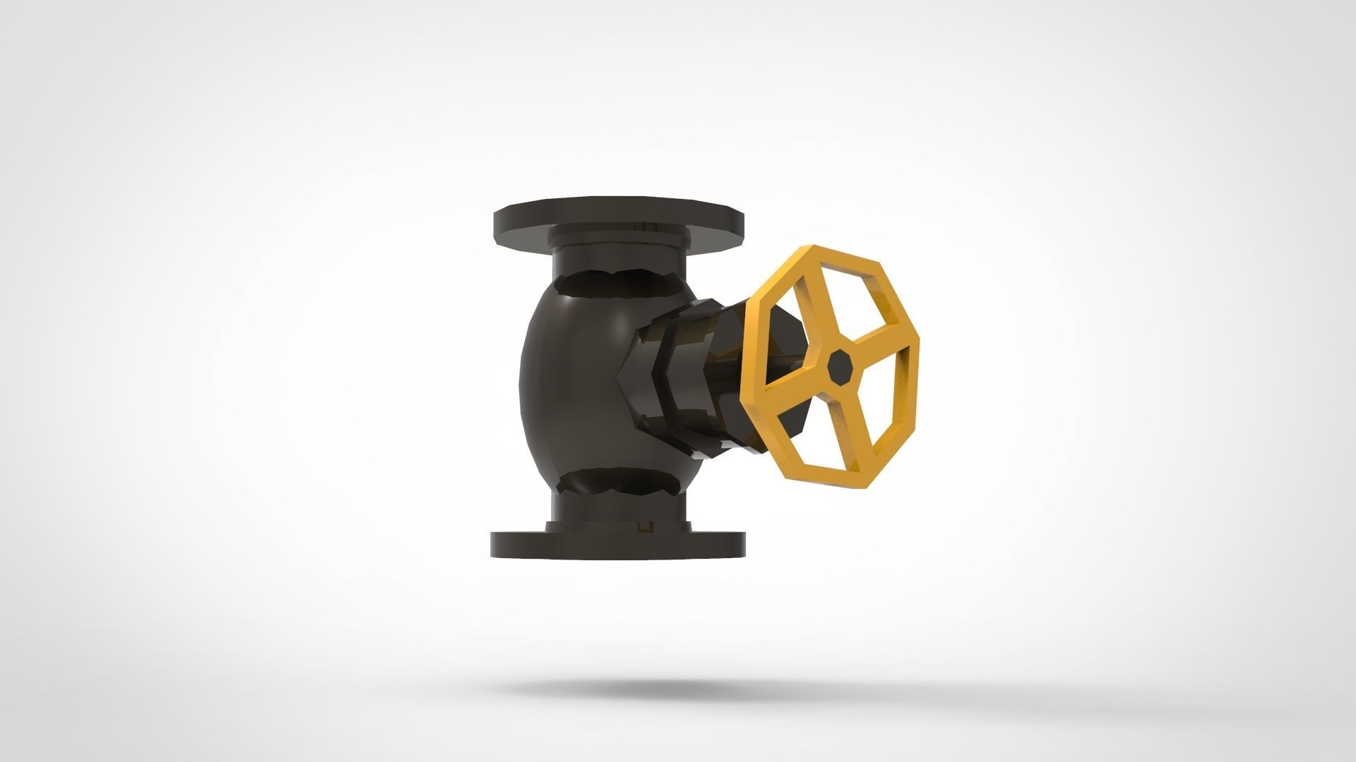 Valve piping 3D print model_2