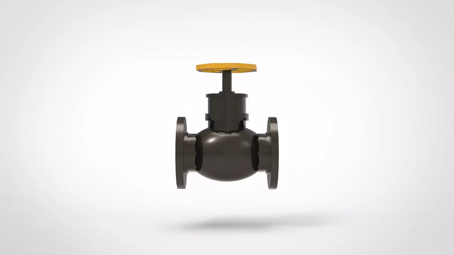 Valve piping 3D print model_0