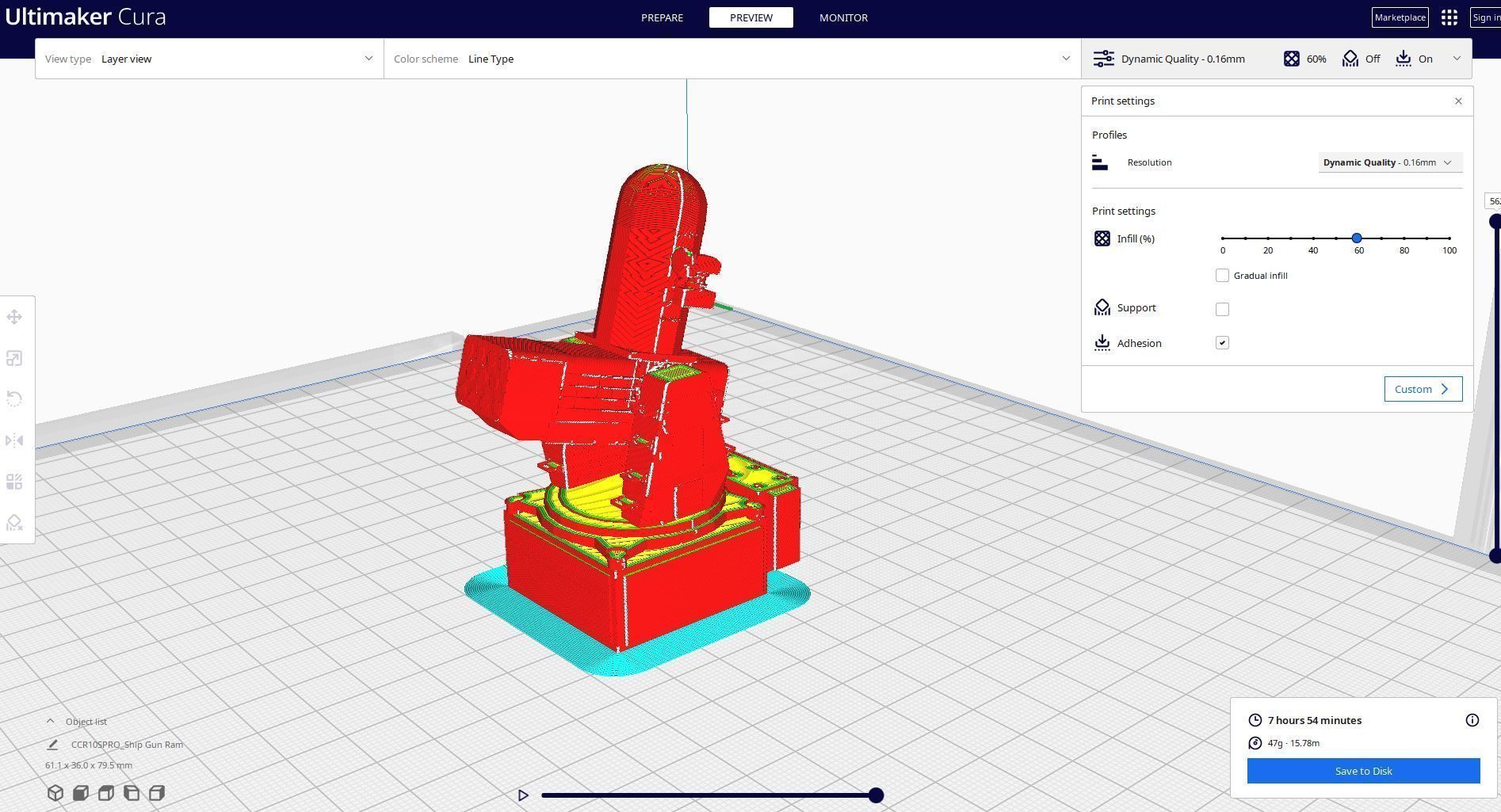 MK 15 PHALANX MISSILE SHIP 3D print model_1