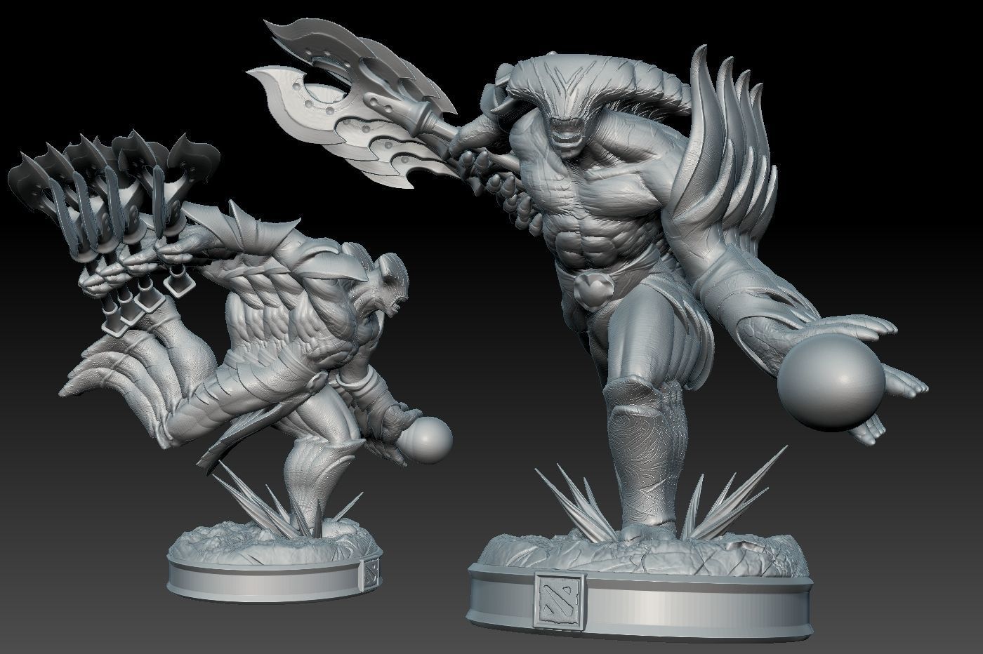 dota2-faceless 3D print model_1