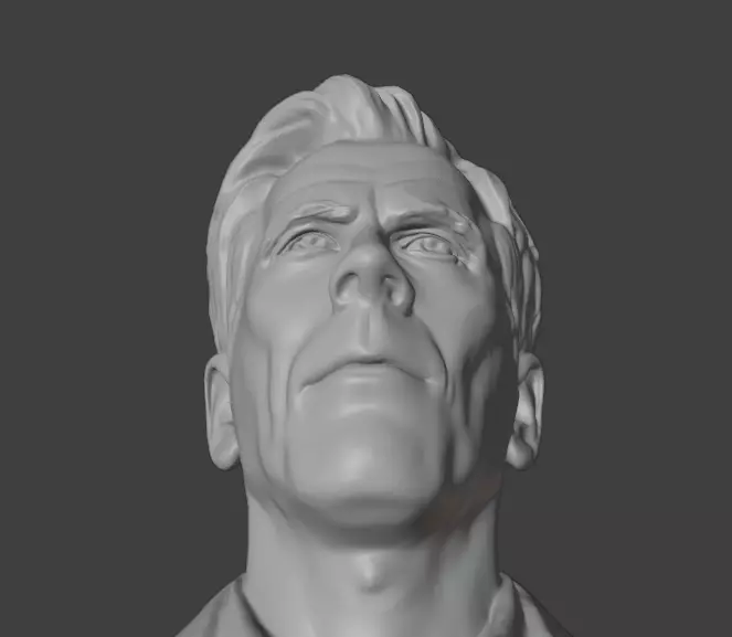 Kevin Bacon 3D print model_8
