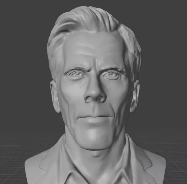Kevin Bacon 3D print model_7