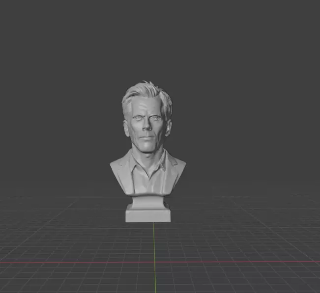 Kevin Bacon 3D print model_12