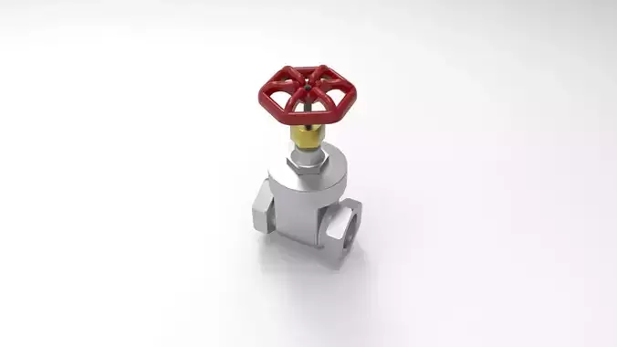 gate valve 3D print model