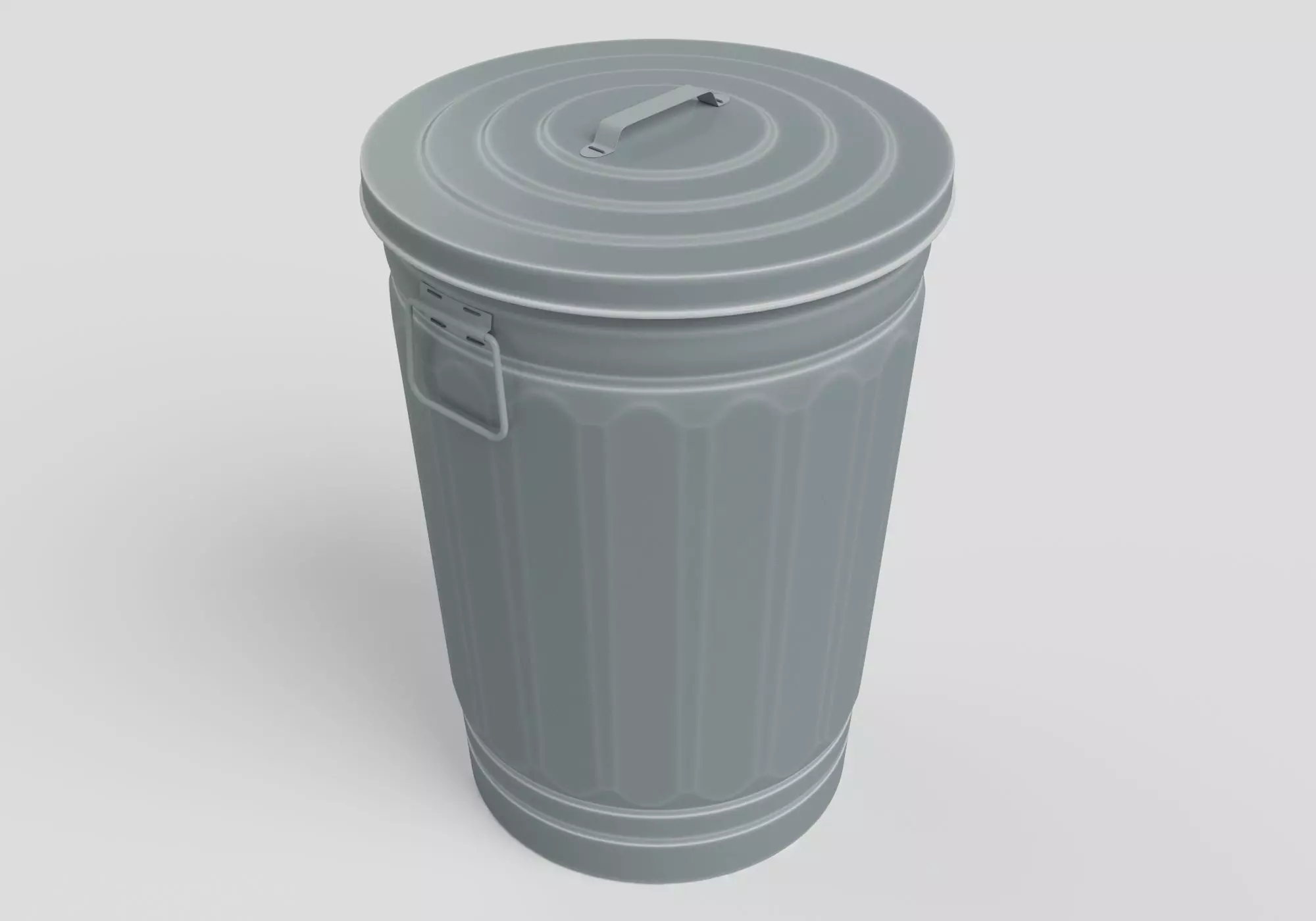 trash can garbage bag 3D model