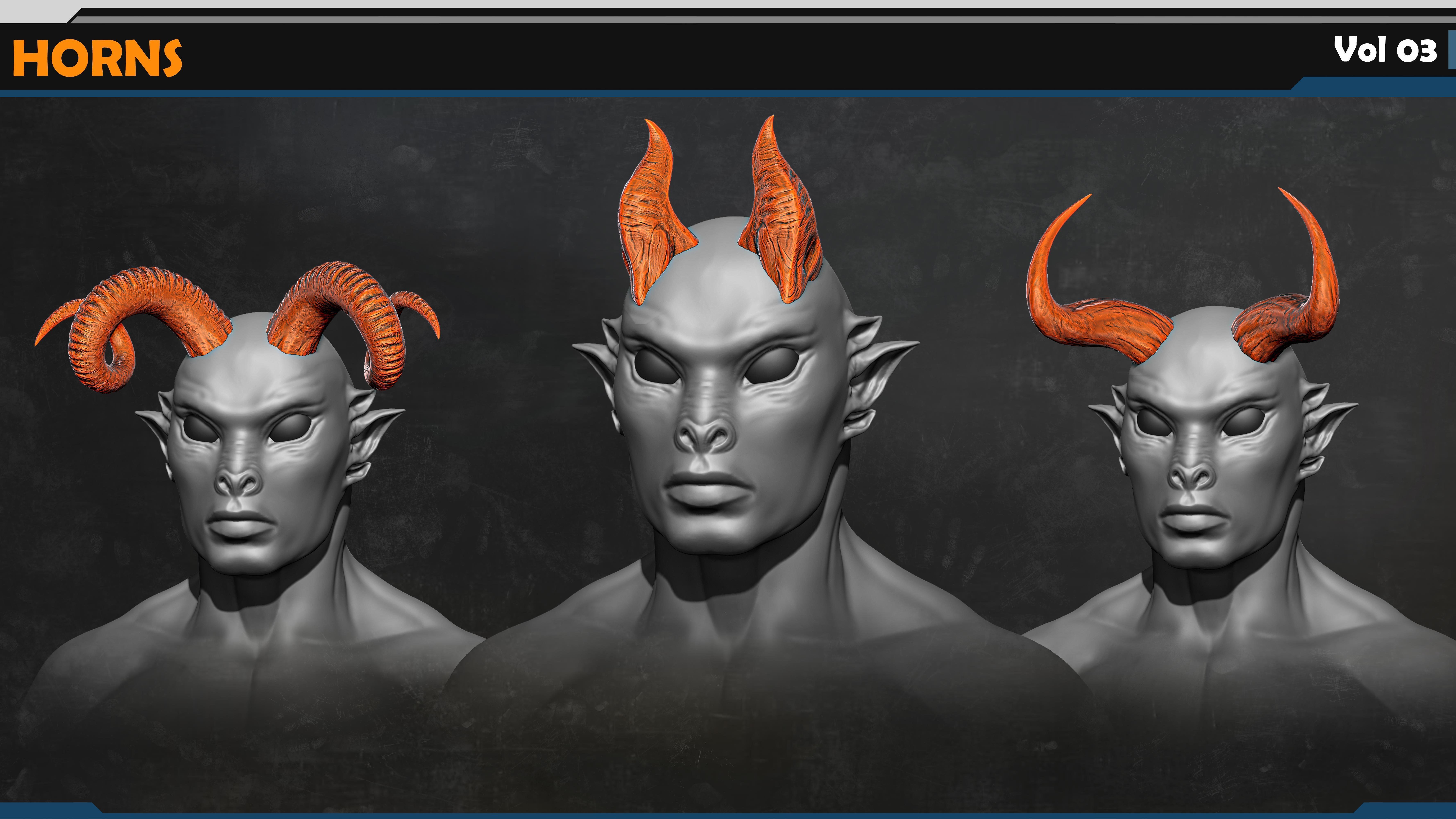 HORNS Vol 03 3D model_5