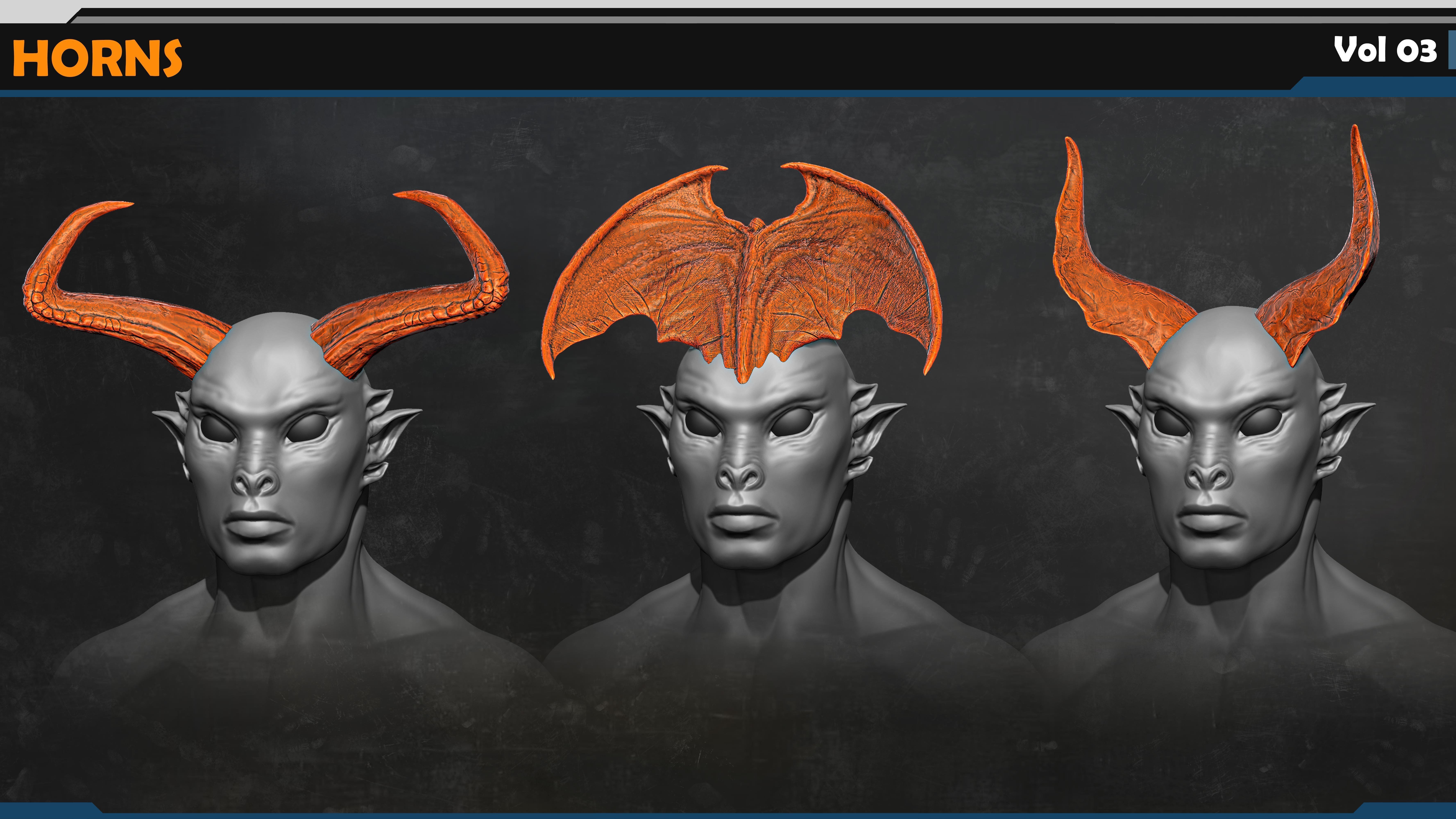 HORNS Vol 03 3D model_4