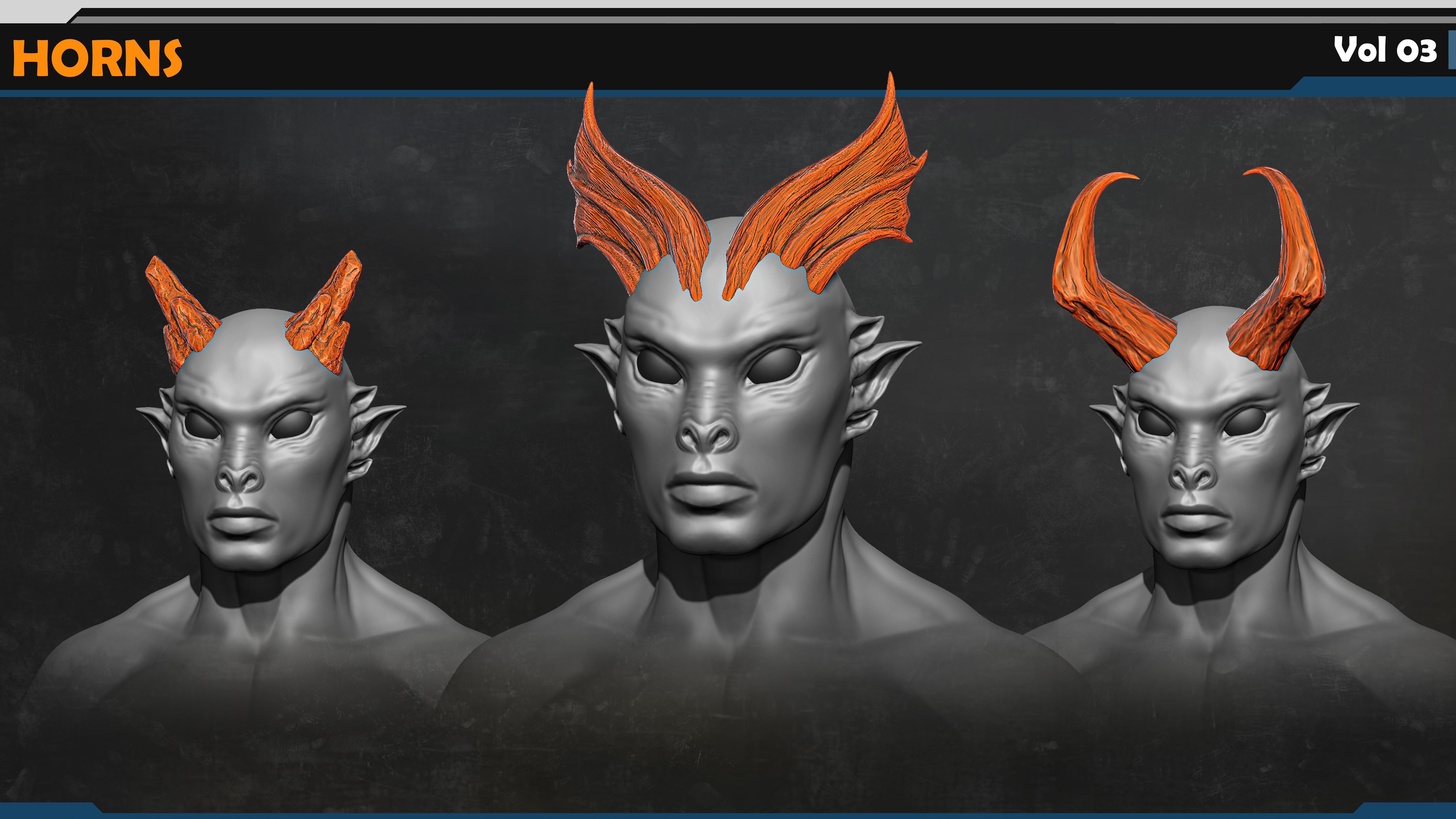 HORNS Vol 03 3D model_6