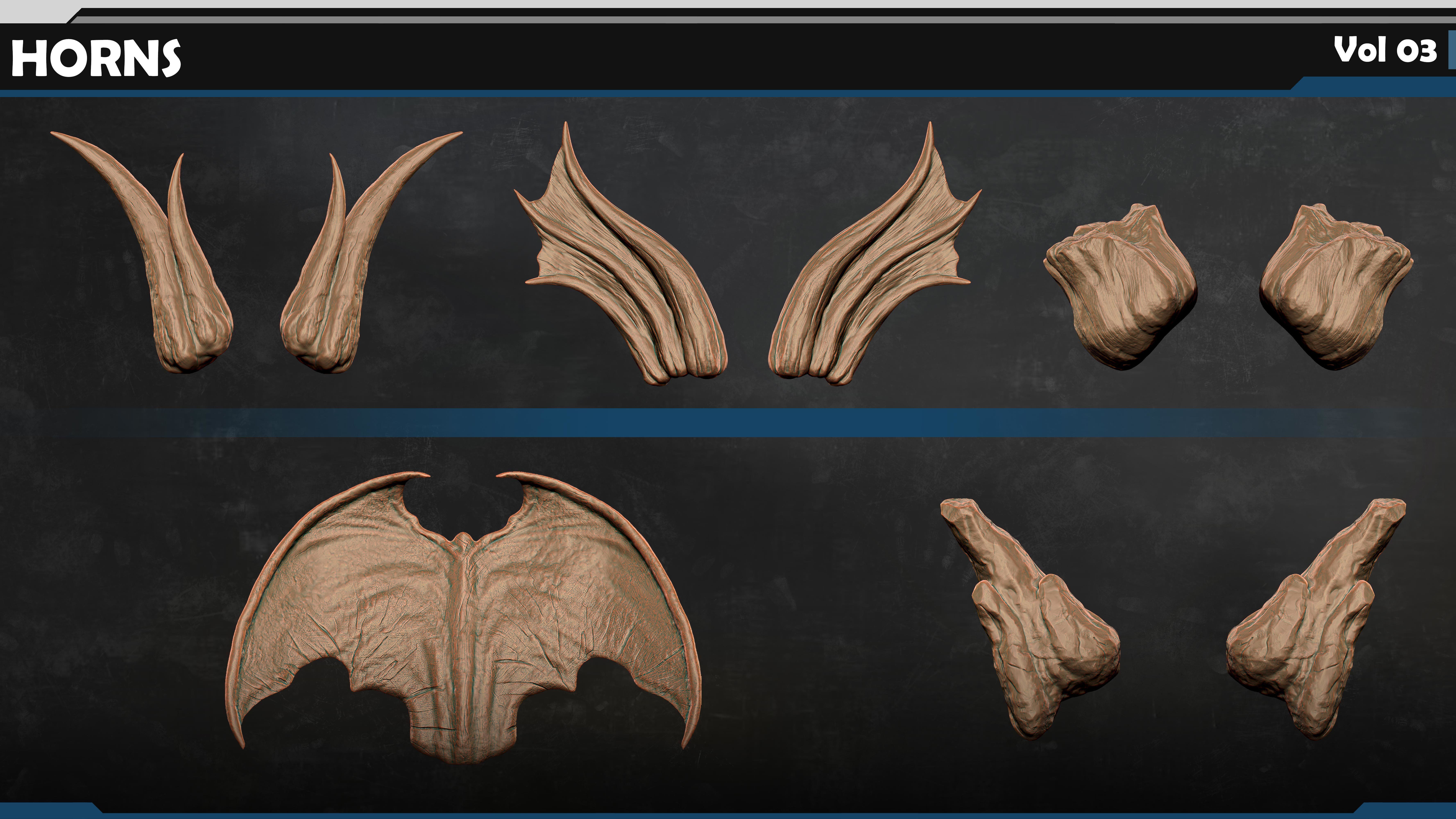 HORNS Vol 03 3D model_12