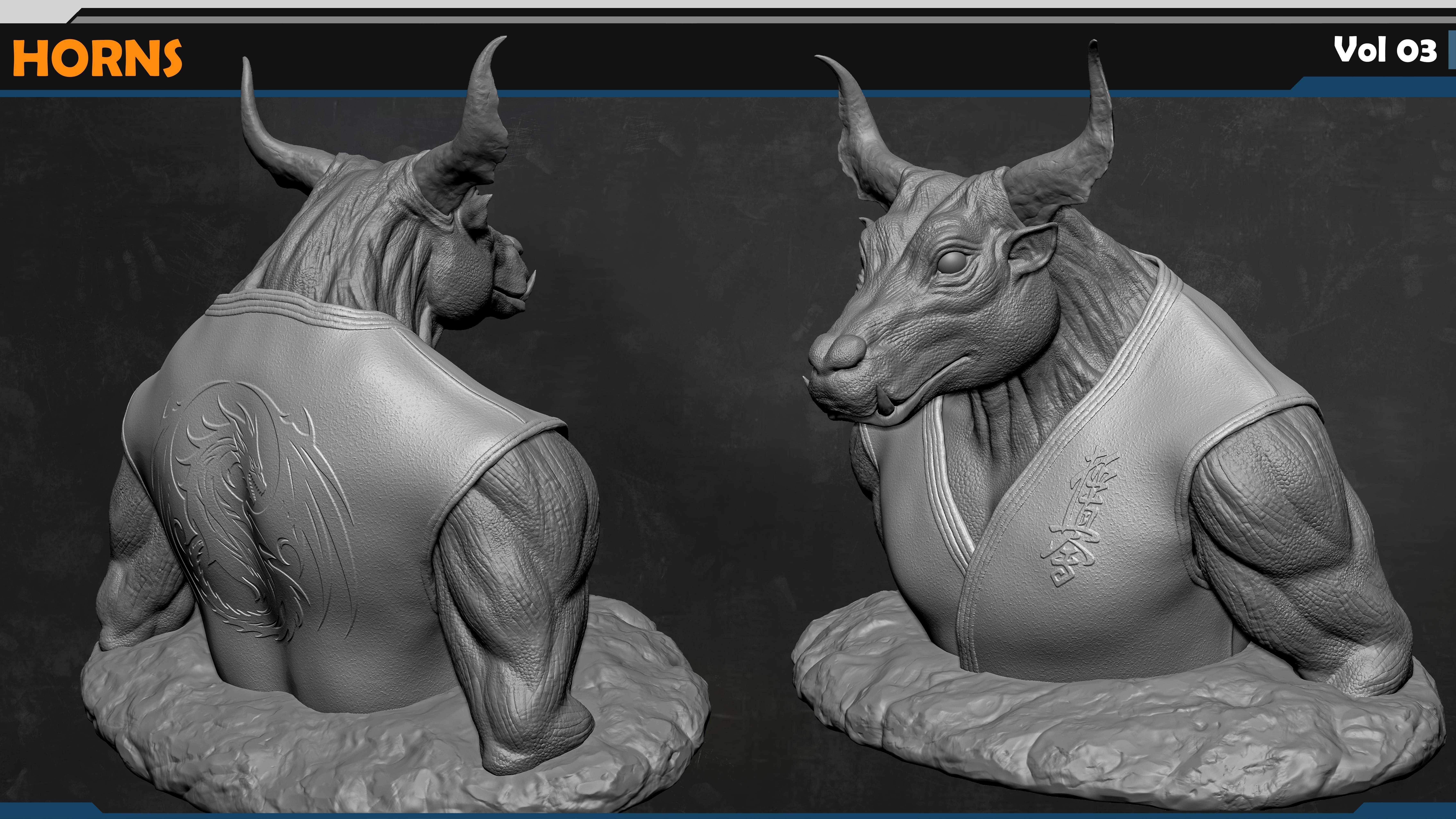 HORNS Vol 03 3D model_2