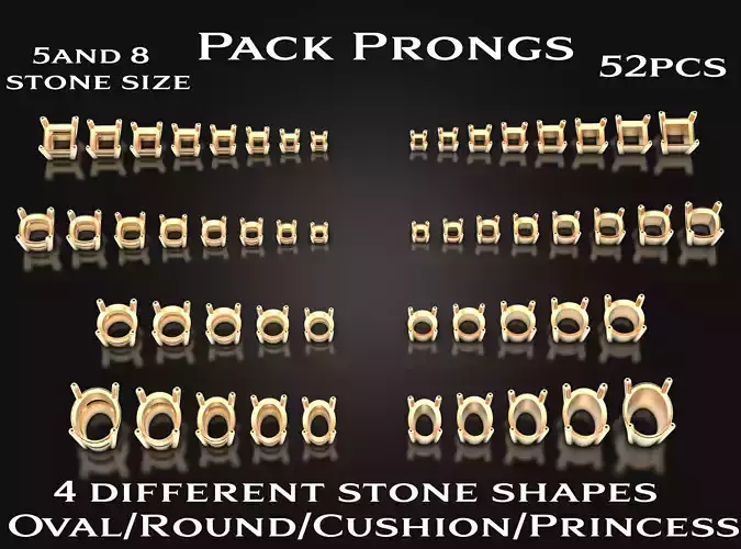 Pack of Prongs for Gems 791