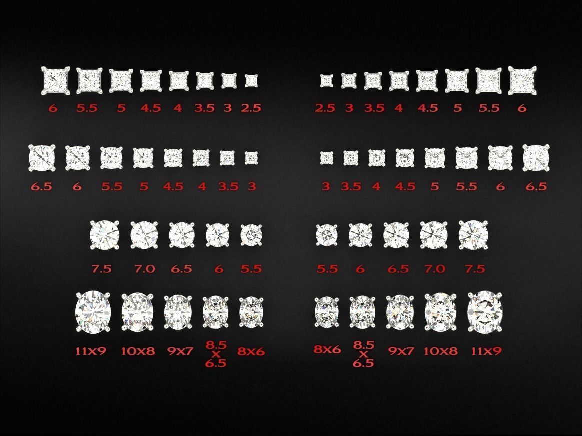 Pack of Prongs for Gems 791 3D print model_3