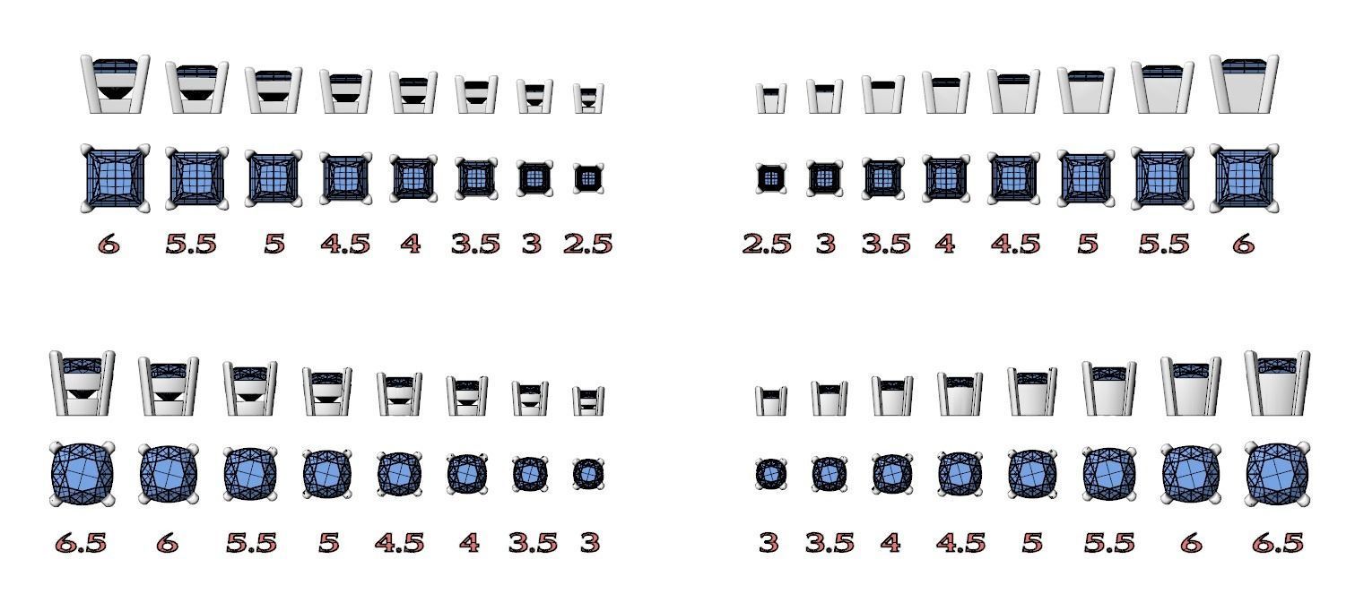 Pack of Prongs for Gems 791 3D print model_8