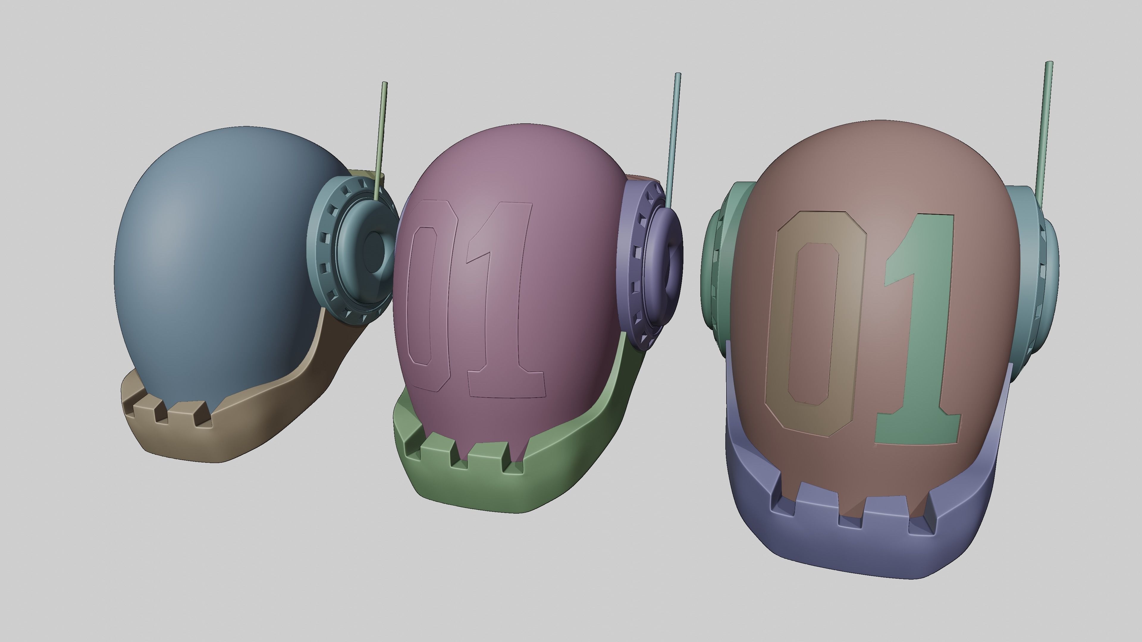 One Piece Vegapunk Shaka Punk-01 Helmet Good 3D print model_2