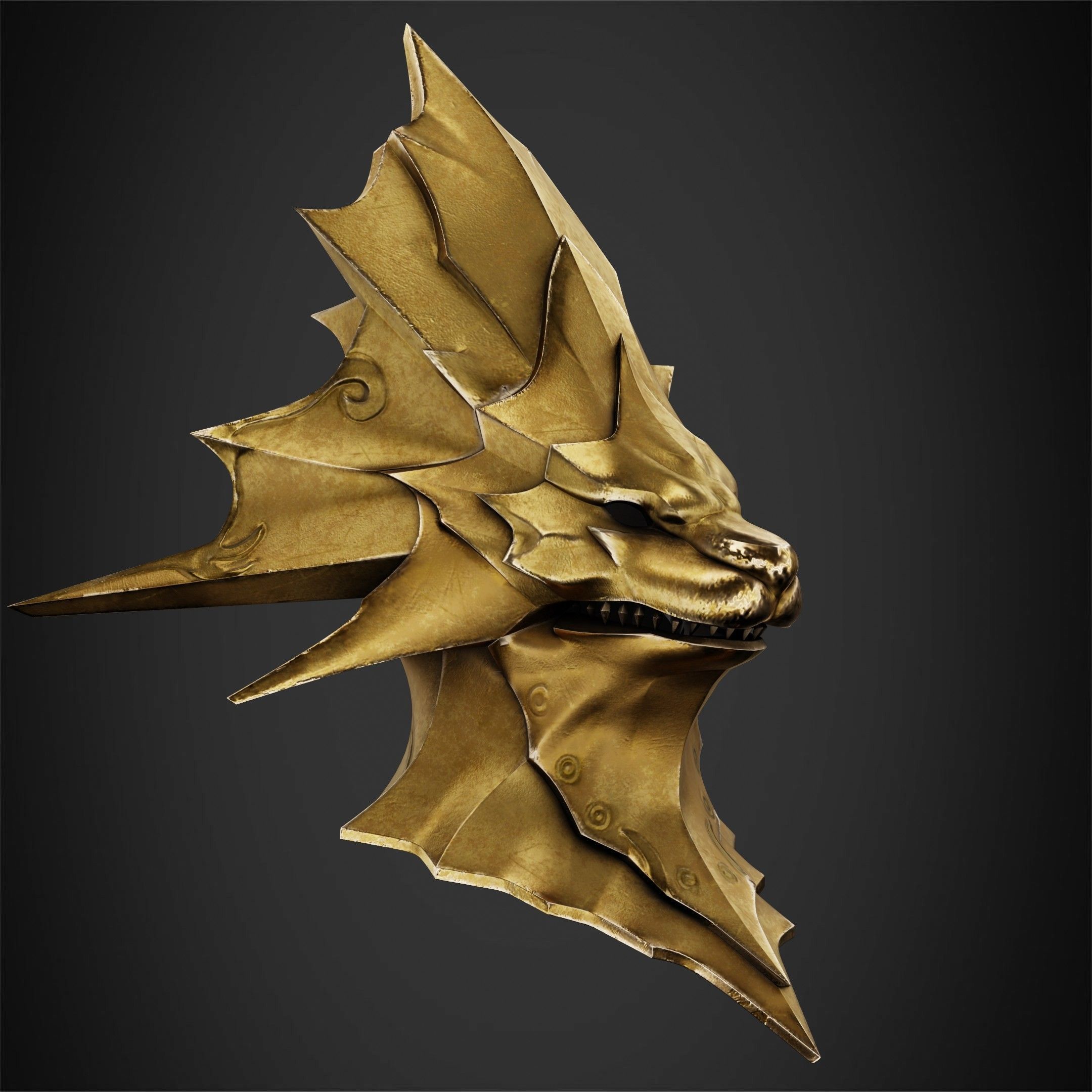 Ornstein Dragon Slayer Full Armor and Spear for Cosplay 3D Model ...
