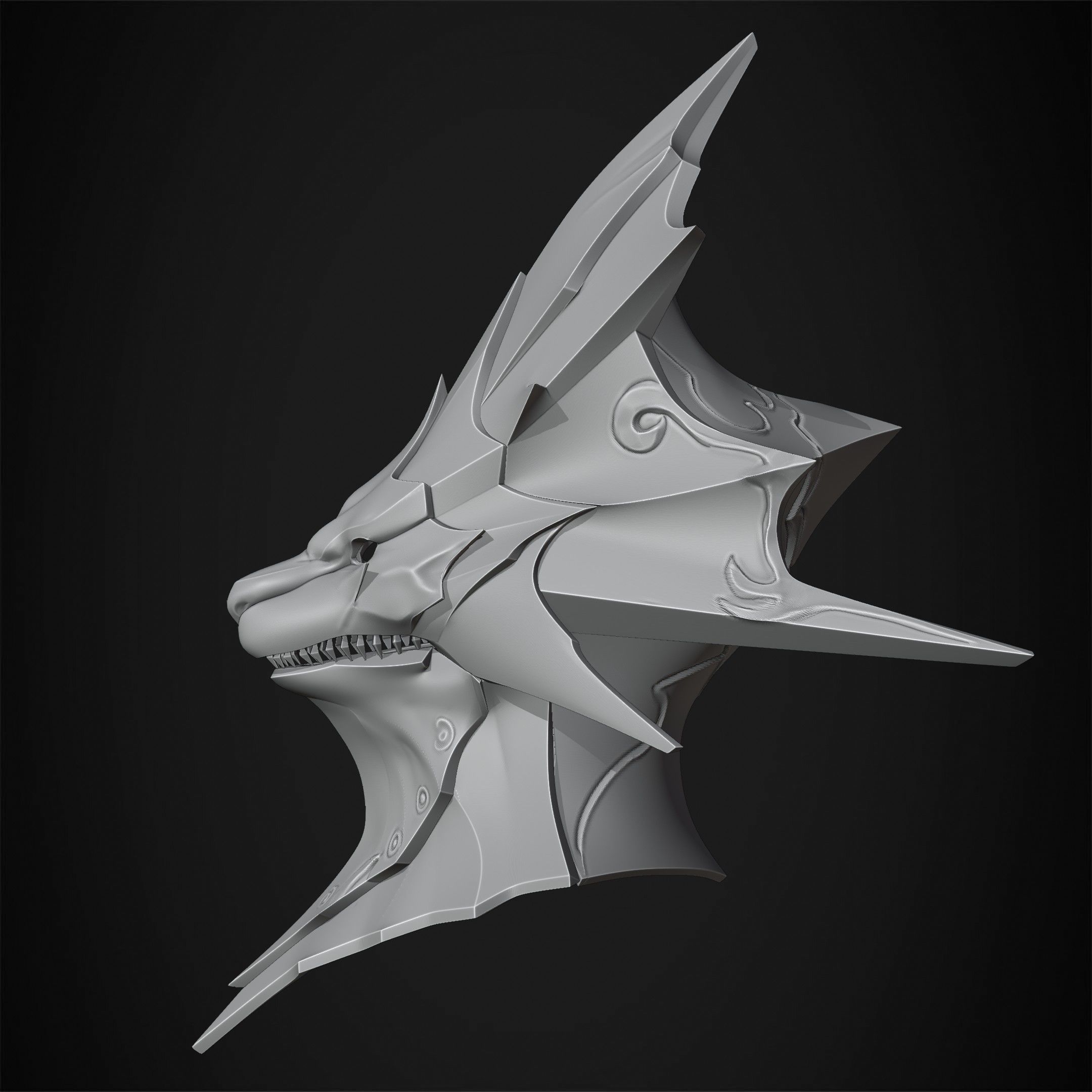 Ornstein Dragon Slayer Full Armor and Spear for Cosplay 3D Model ...