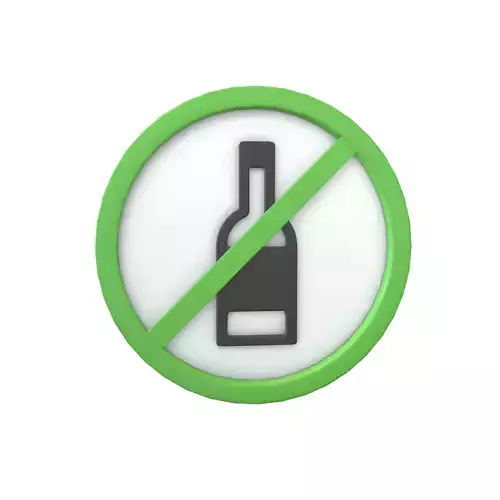 Prohibited Alcohol Symbol V1 004