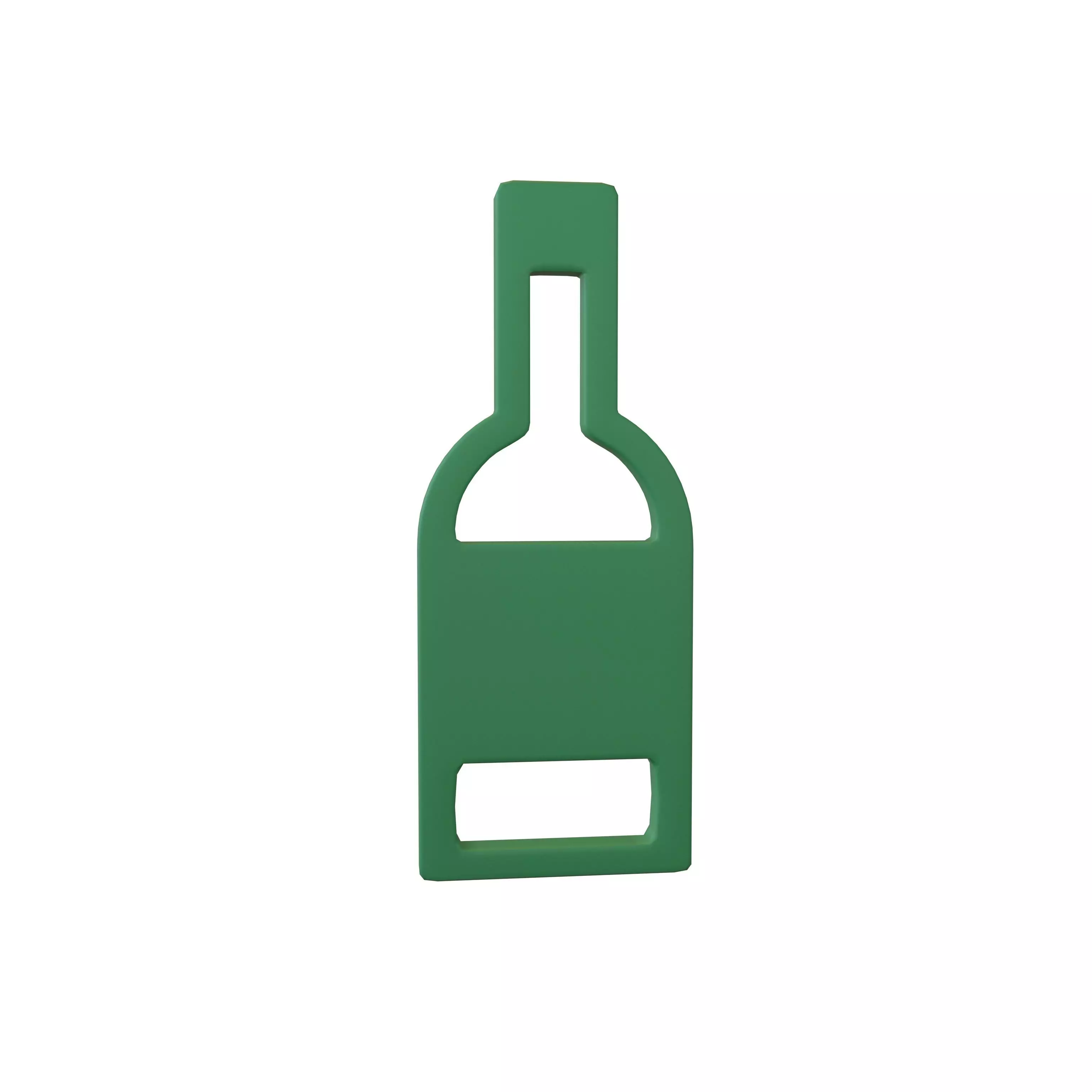 Alcohol Symbol V1 002 Low-poly 3D model_0