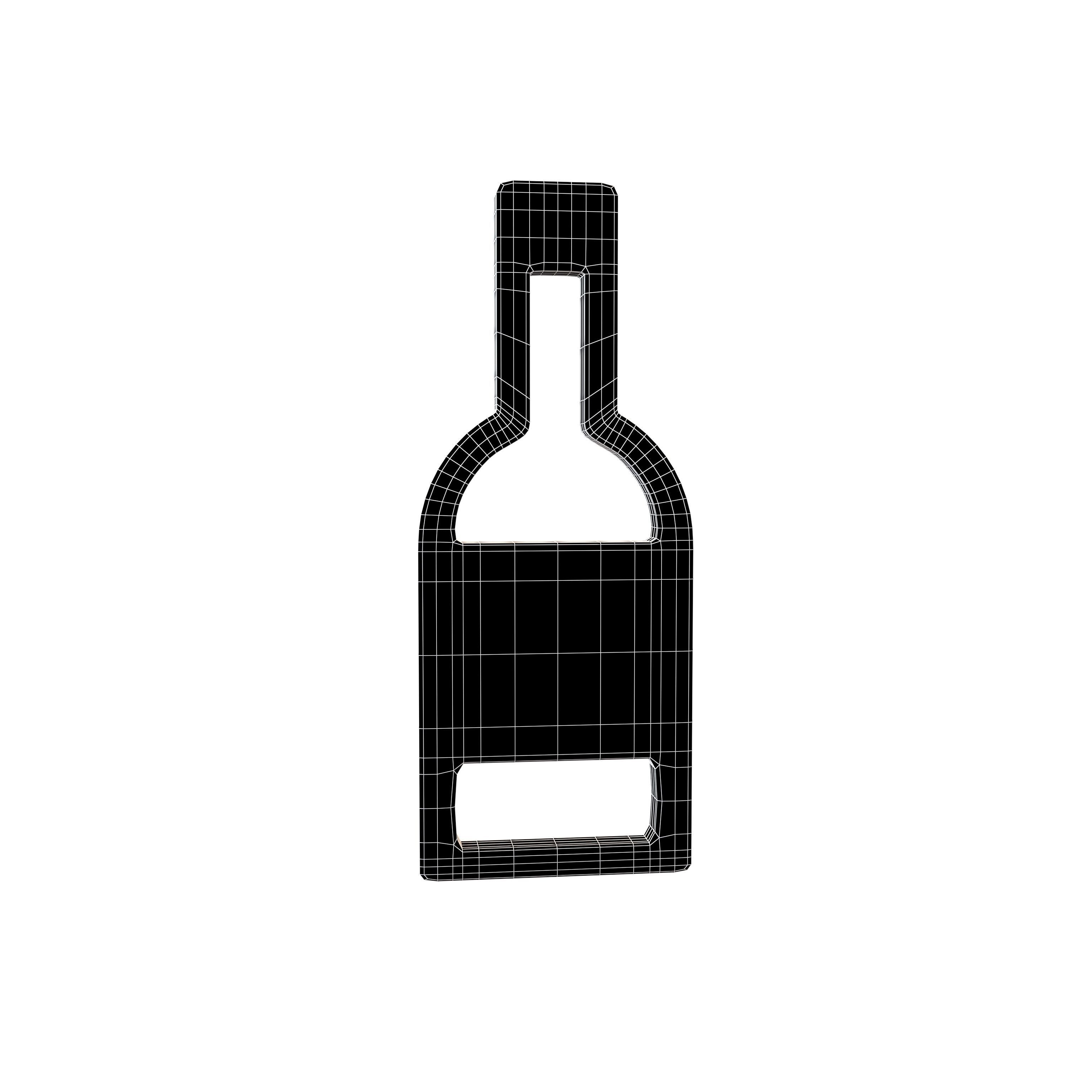 Alcohol Symbol V1 003 Low-poly 3D model_7