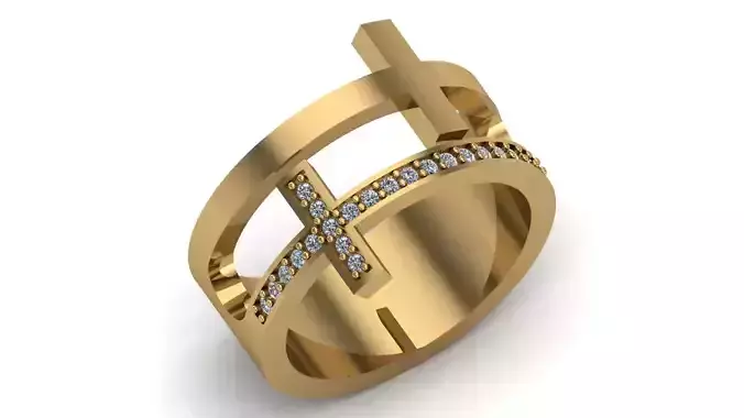 Double cross ring