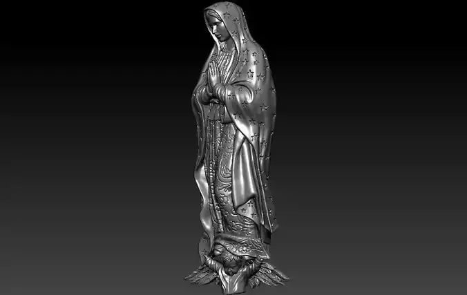 Mother Mary with baby Angle