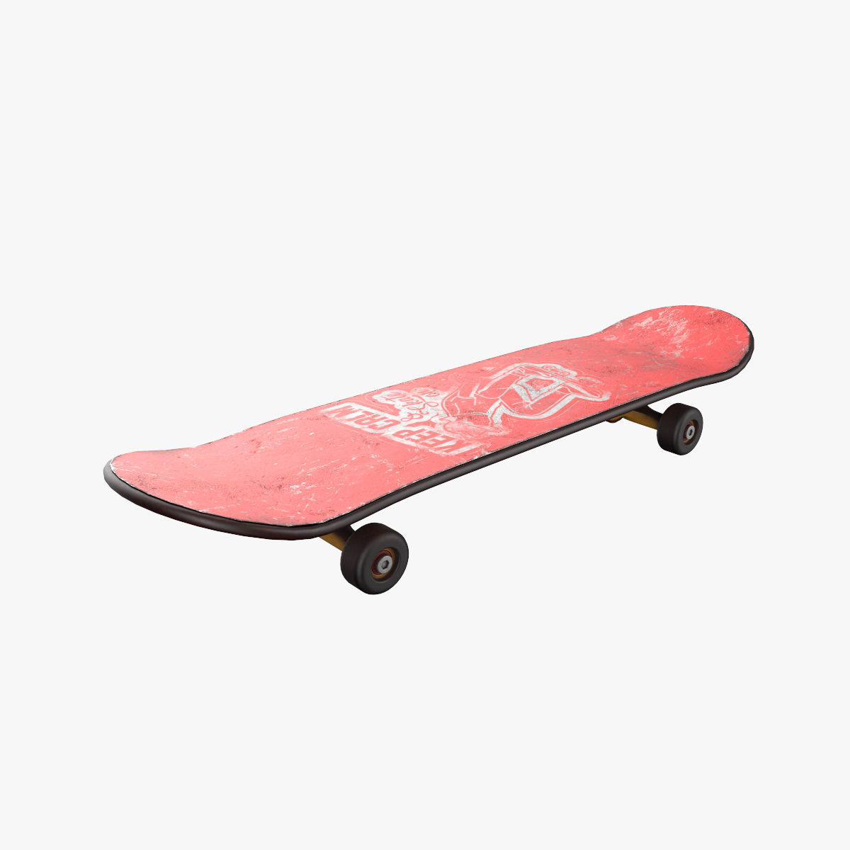 skate board 3D model_5