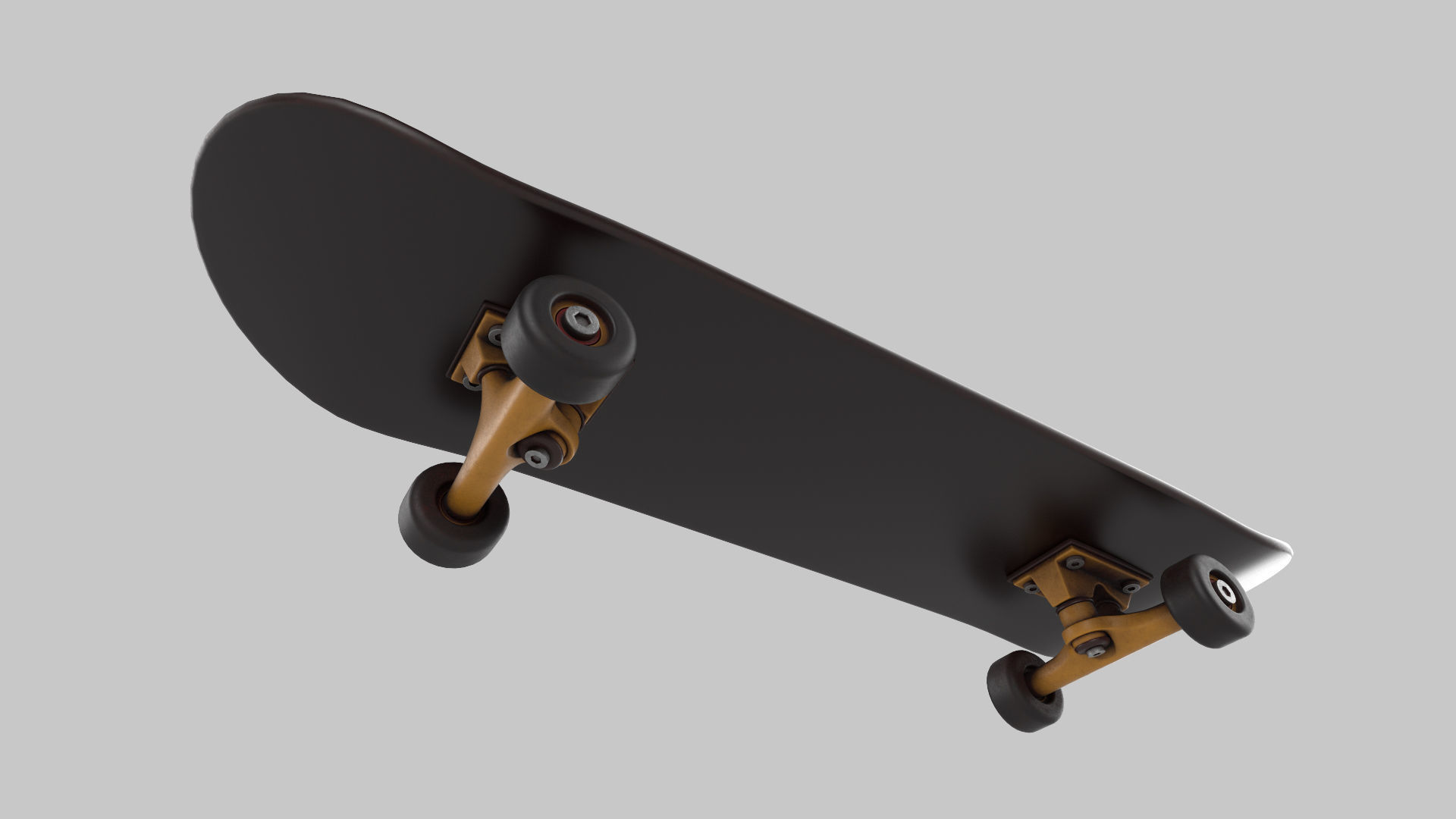 skate board 3D model_3