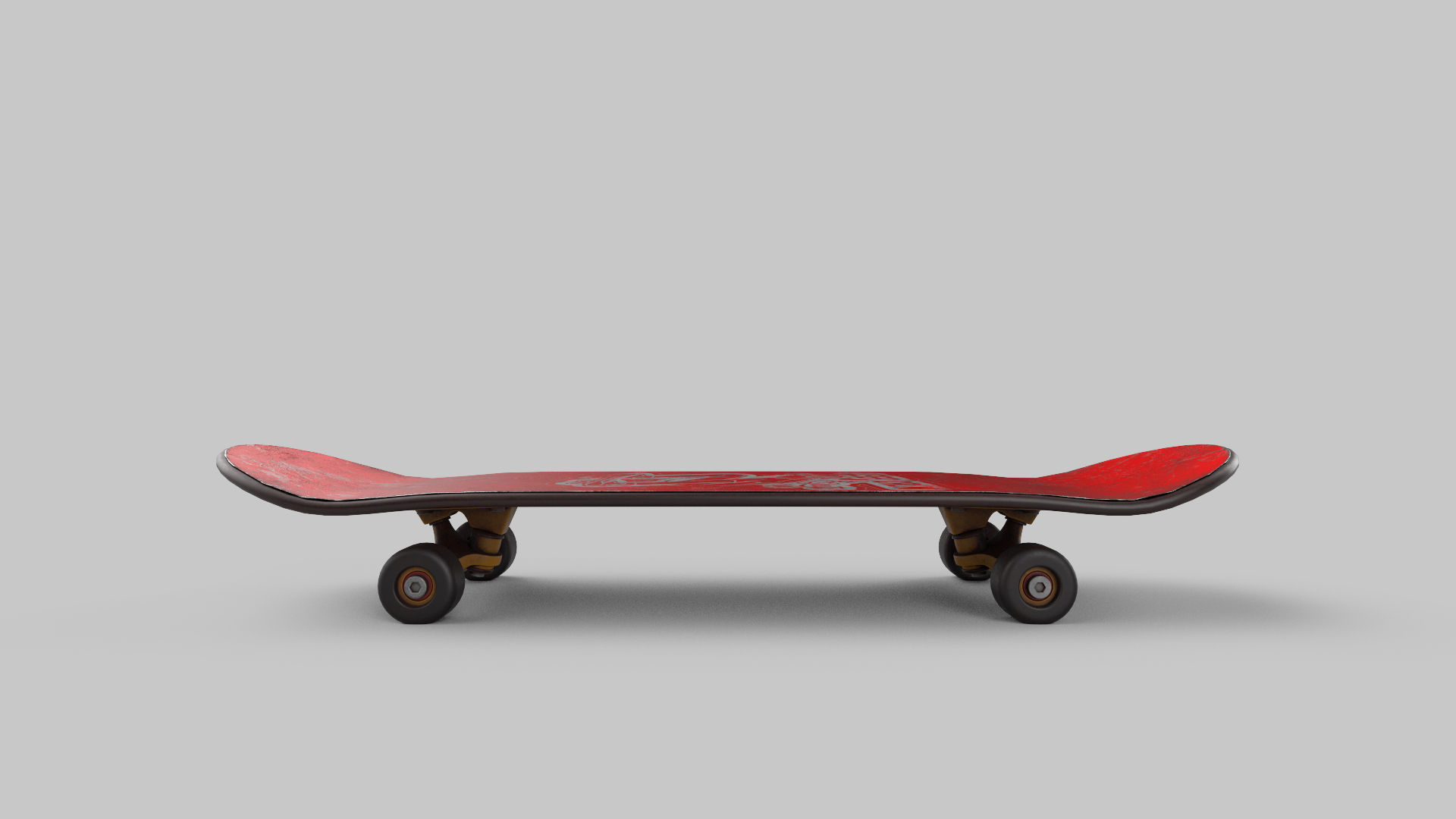 skate board 3D model_2