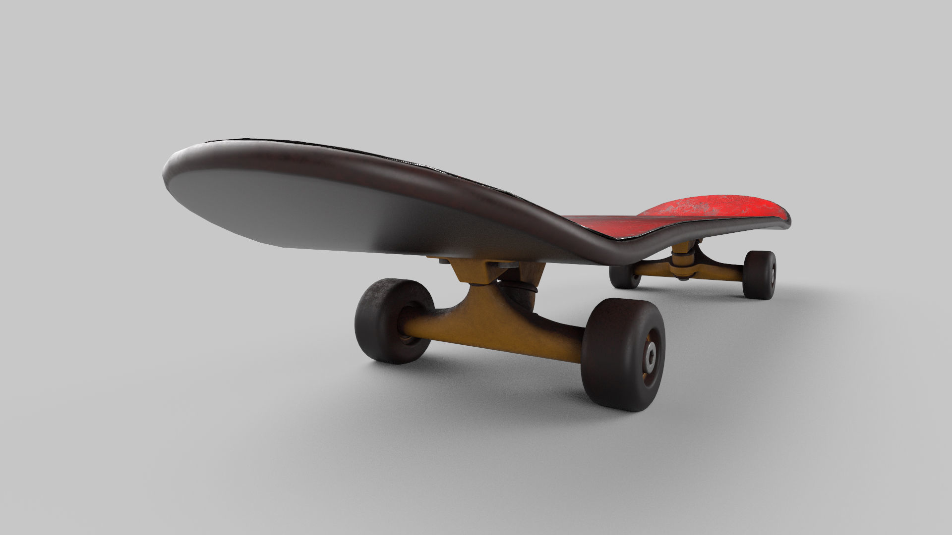 skate board 3D model_4