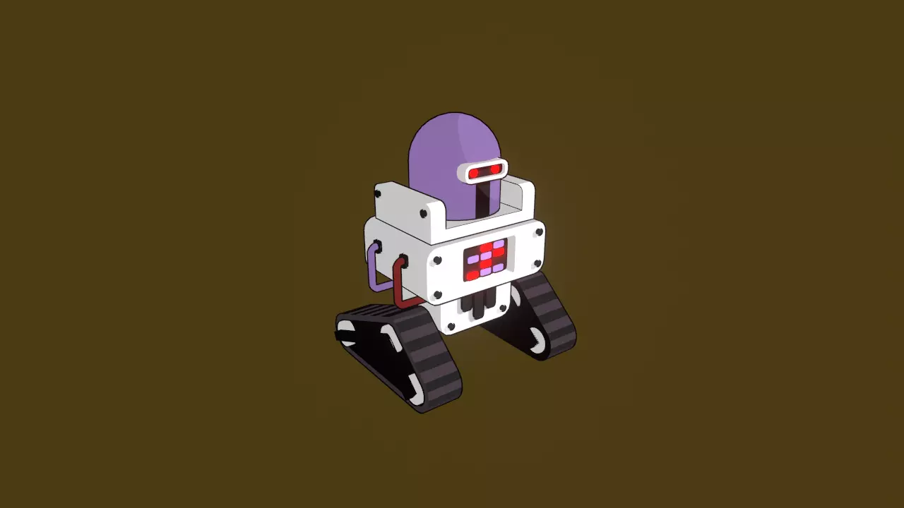 android only mesh no rig no textures only materials Free 3D model