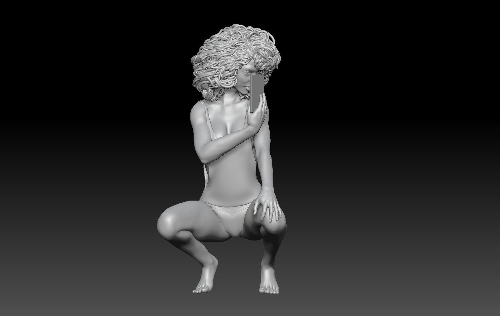 TINDER POSES GIRL 2 3D print model_6