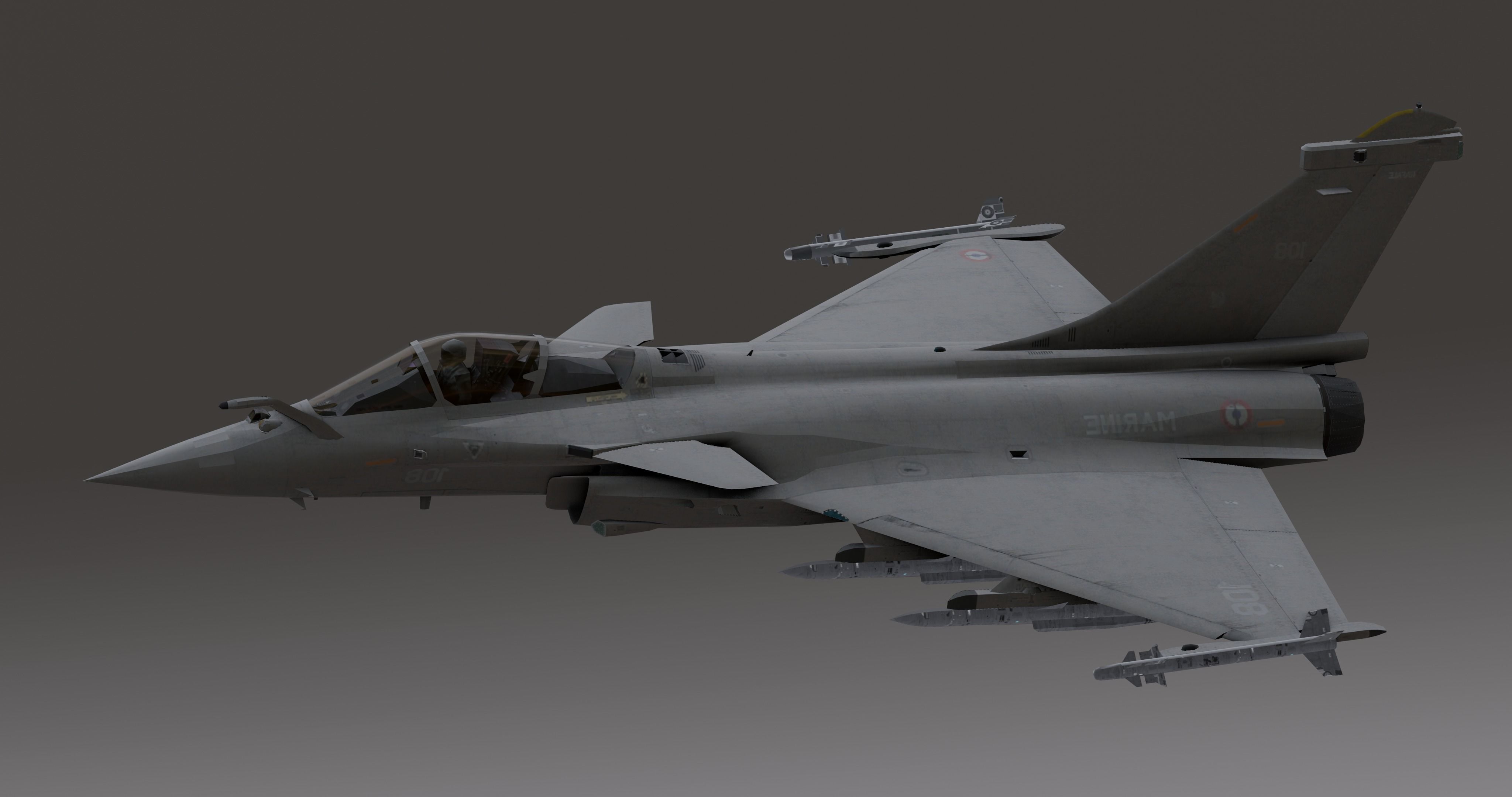 Pack International Fighter Jets 3D model_42