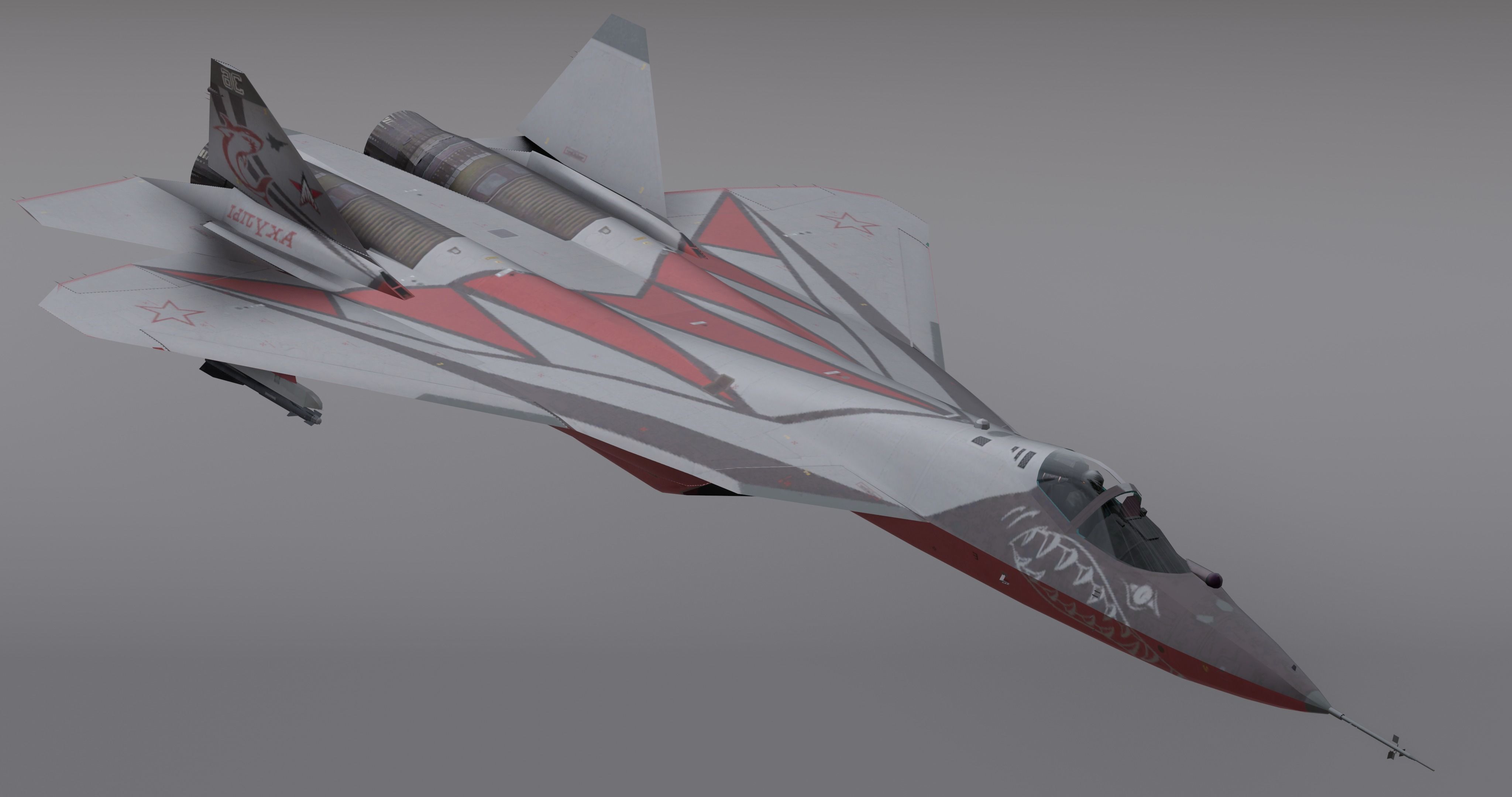Pack International Fighter Jets 3D model_38
