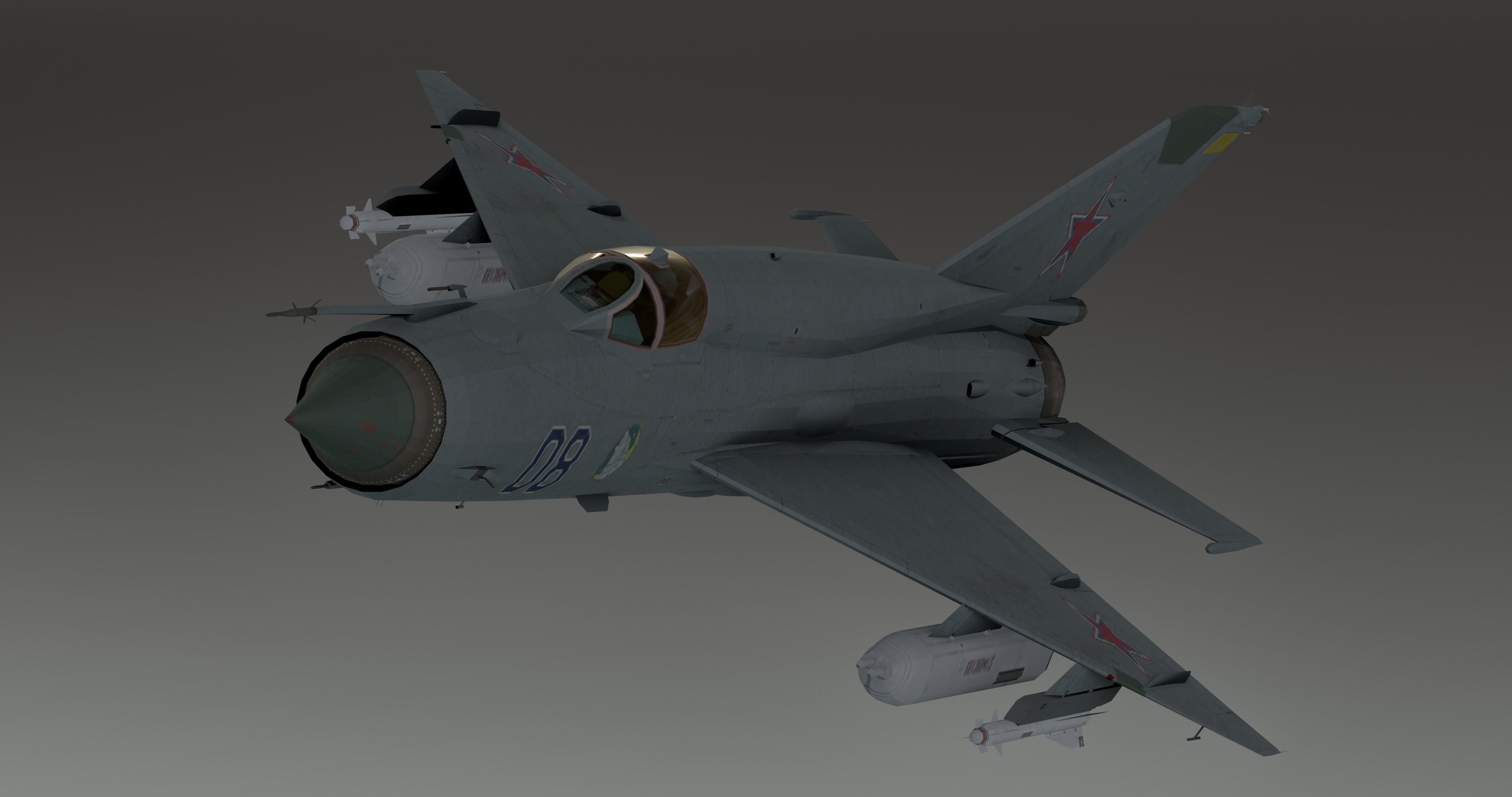 Pack International Fighter Jets 3D model_9