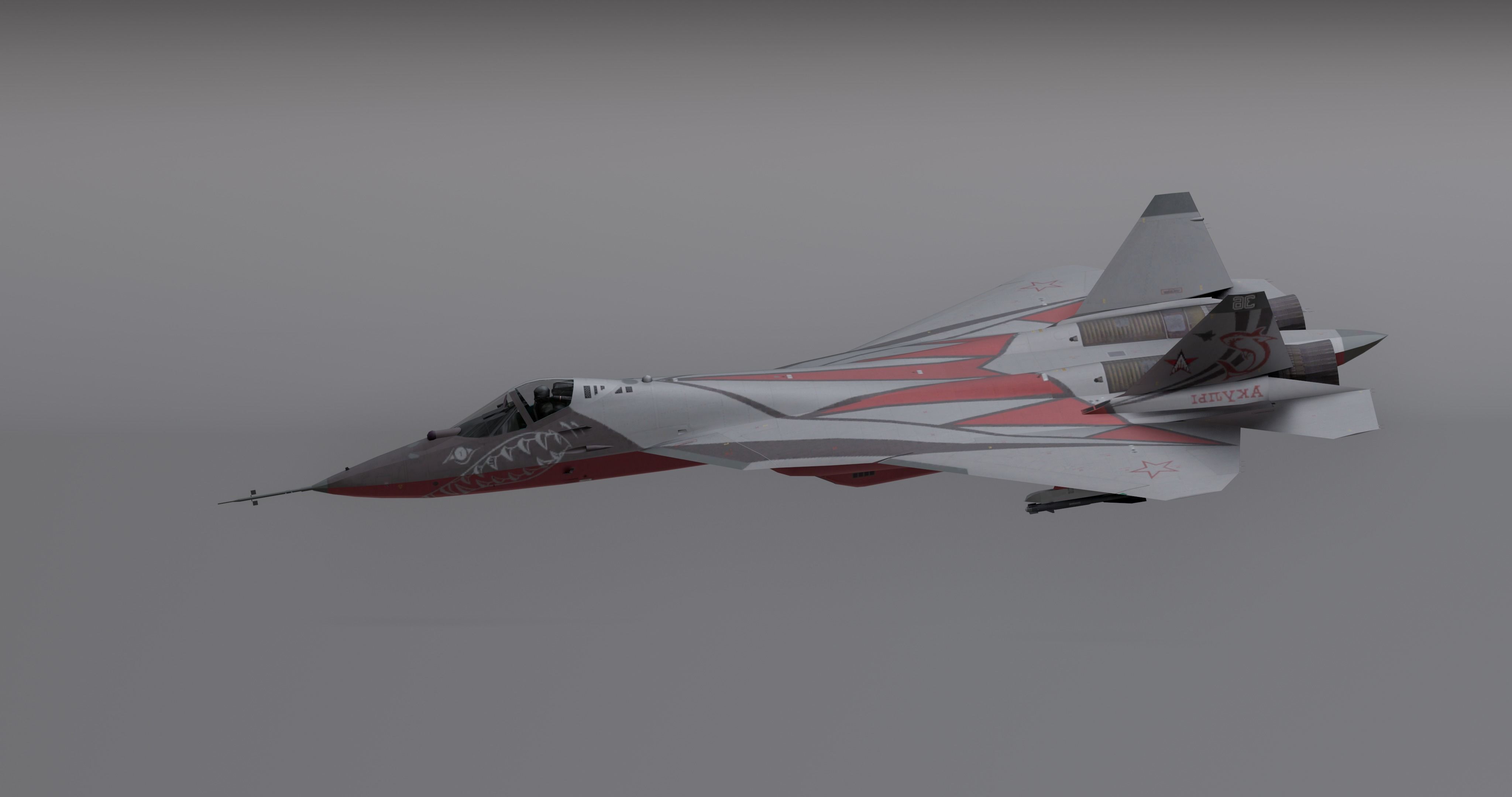 Pack International Fighter Jets 3D model_35