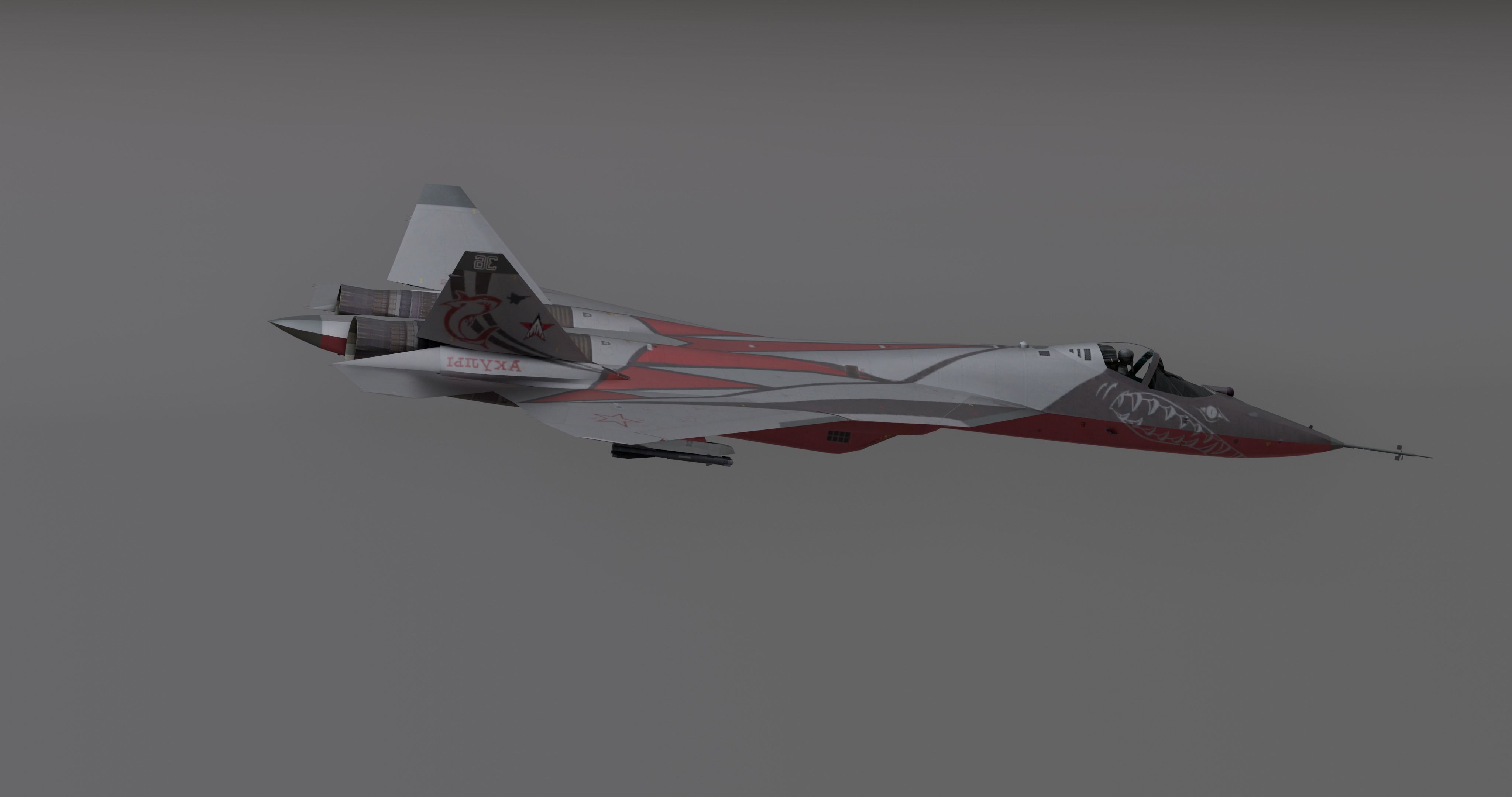 Pack International Fighter Jets 3D model_27