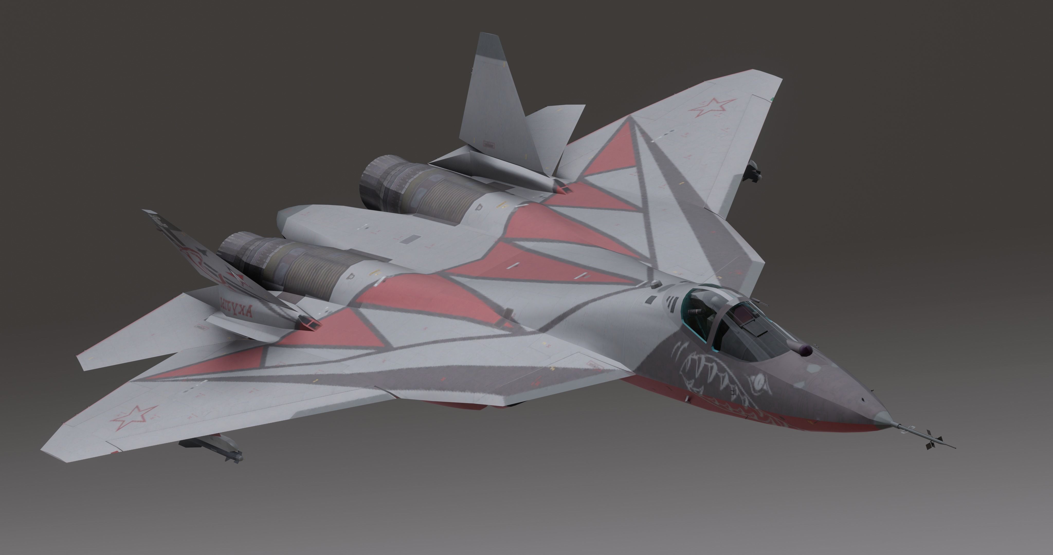 Pack International Fighter Jets 3D model_40