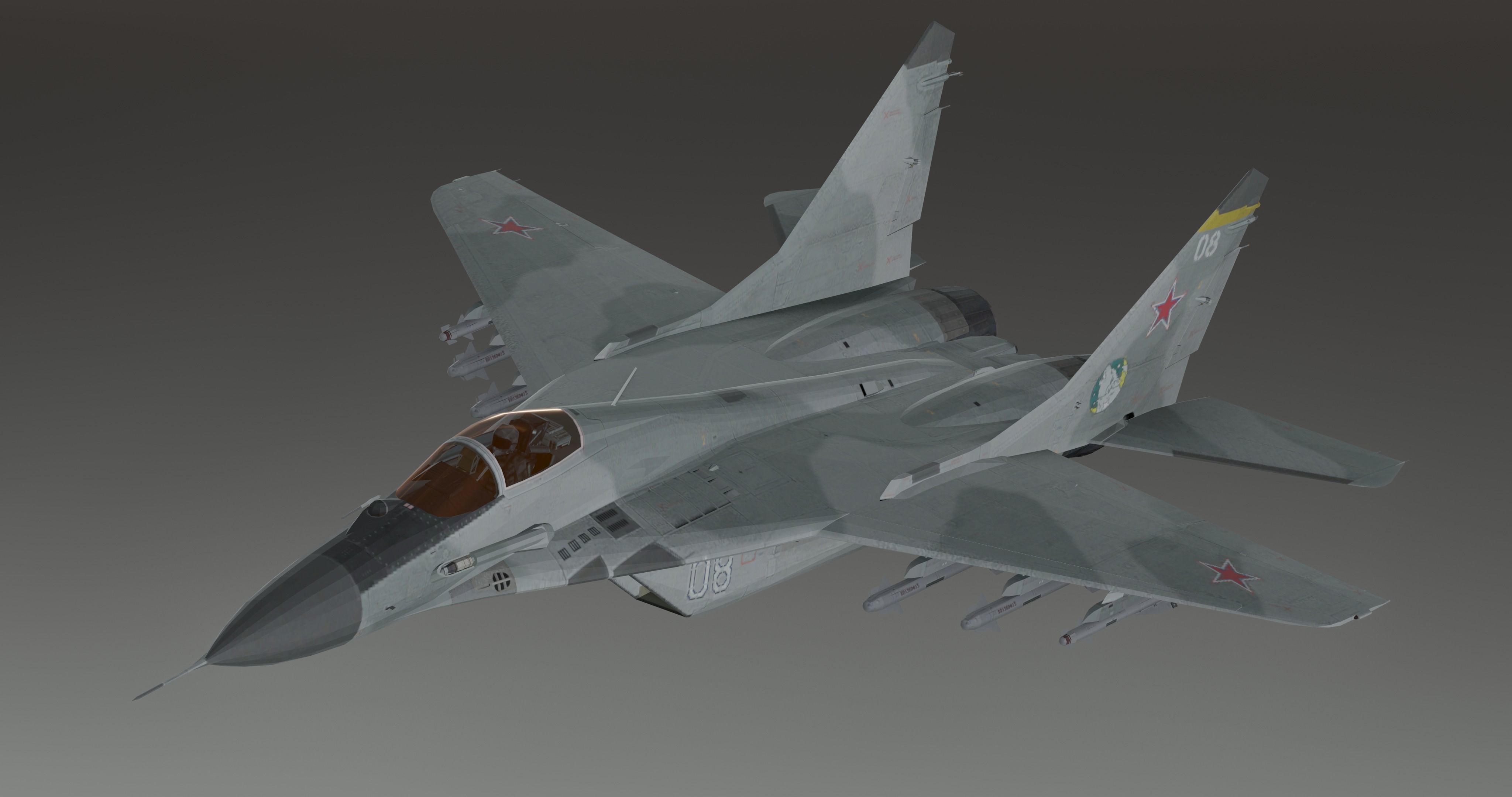 Pack International Fighter Jets 3D model_17
