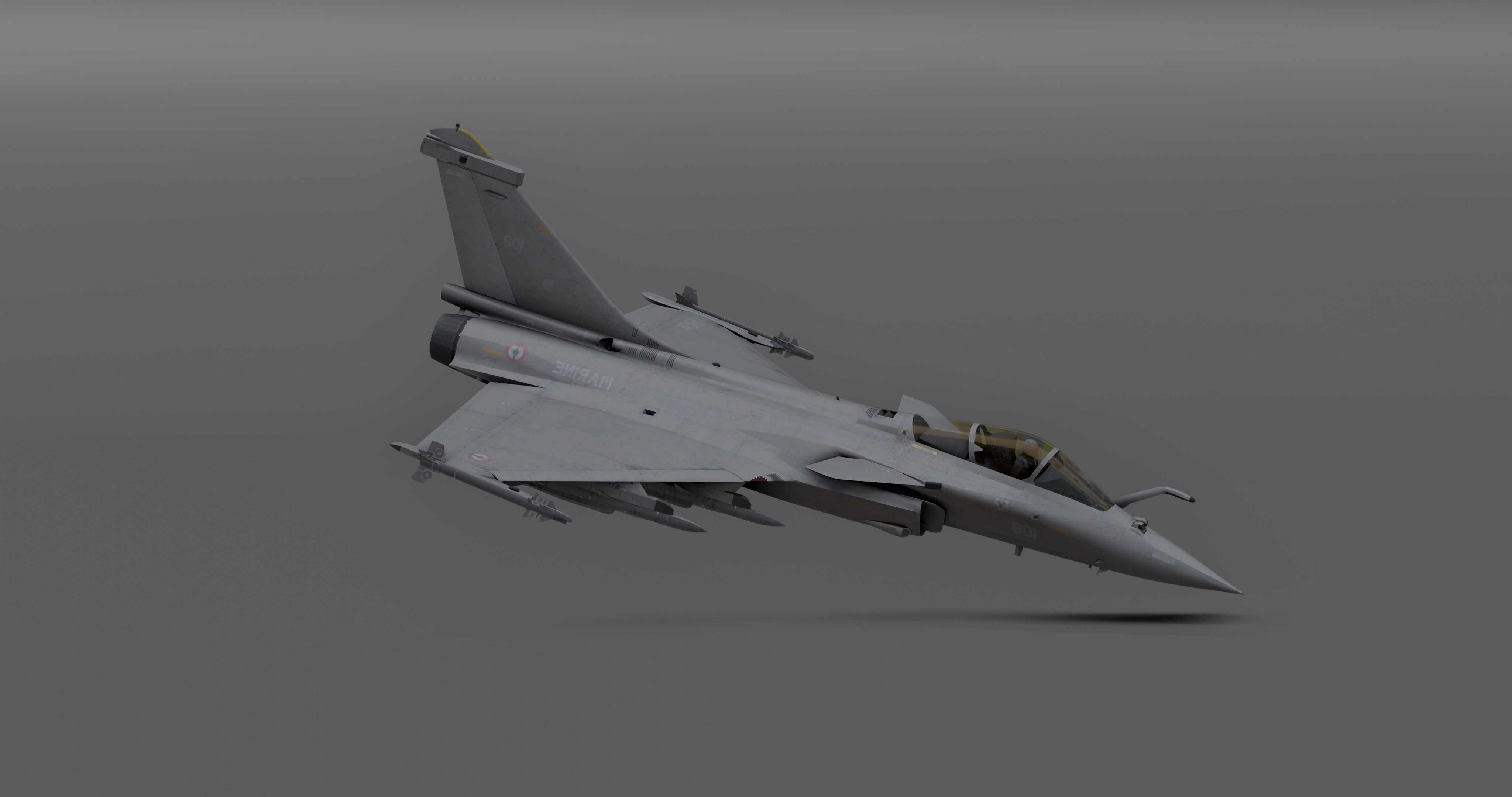 Pack International Fighter Jets 3D model_45