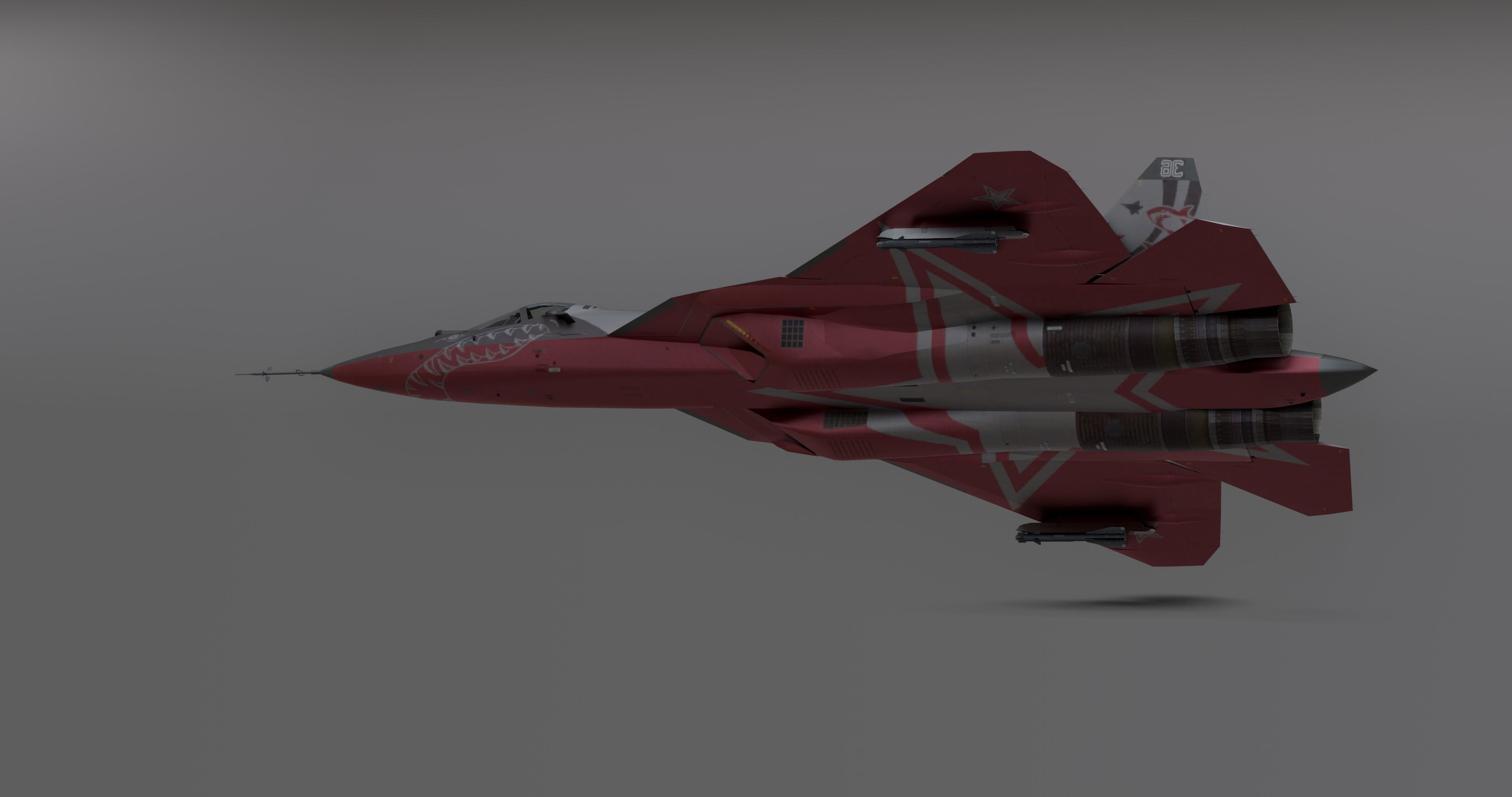 Pack International Fighter Jets 3D model_29