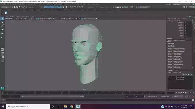 Human Head Free 3D model