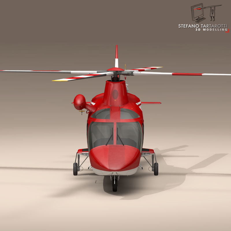 AW109 air ambulance 3D model_6
