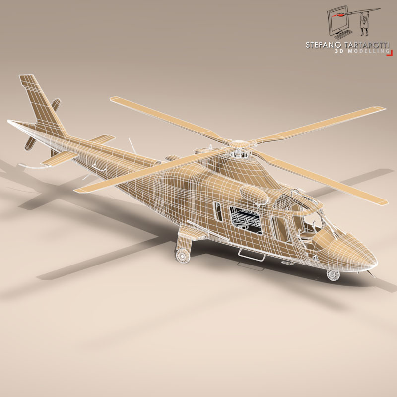AW109 air ambulance 3D model_1
