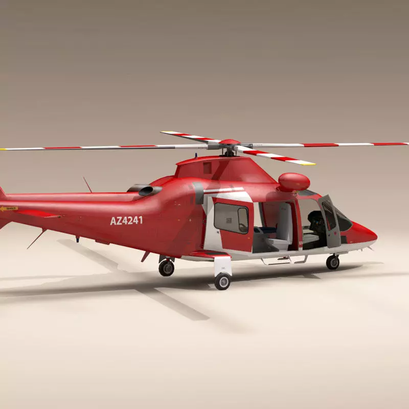 AW109 air ambulance 3D model_0