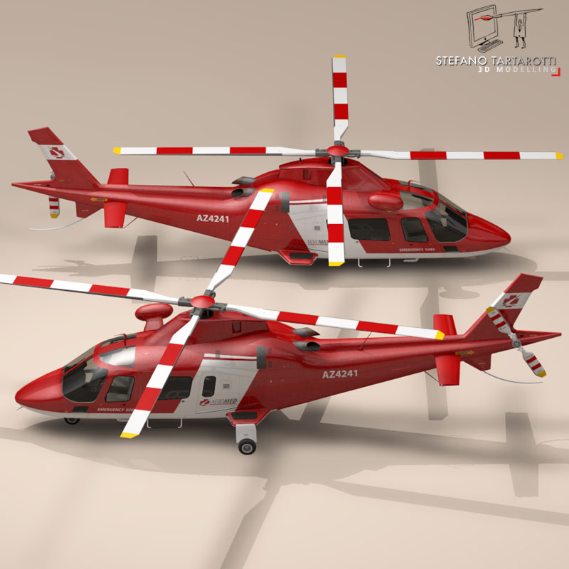 AW109 air ambulance 3D model_10